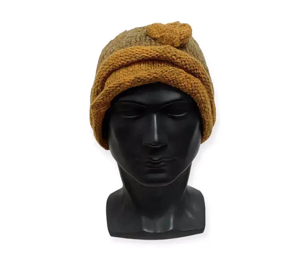 Vintage Japanese Brand Knit Beanie Hat Size ONE SIZE - 1 Thumbnail