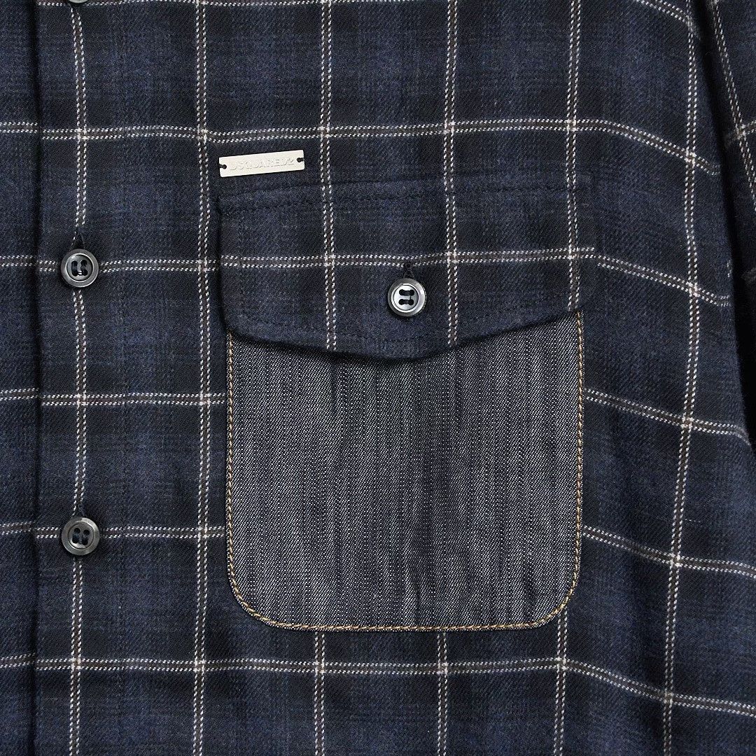 Dsquared2 Dsquared2 Men's Check Patchwork Shirt Size US M / EU 48-50 / 2 - 5 Thumbnail