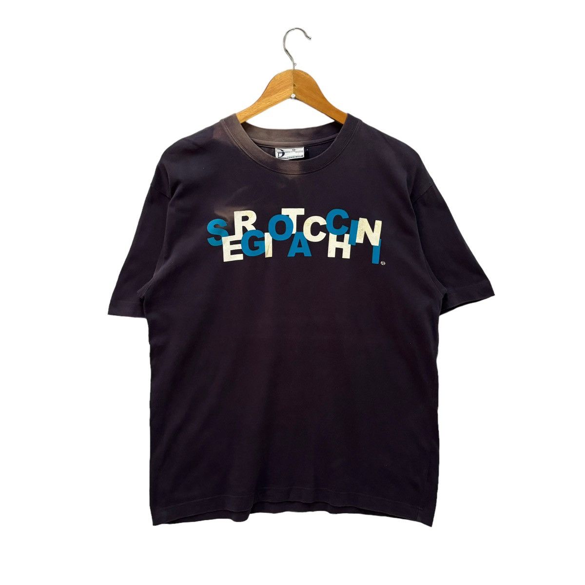 Sergio Tacchini Vintage Sergio Tacchini Disstress Tshirt Size US L / EU 52-54 / 3 - 2 Thumbnail