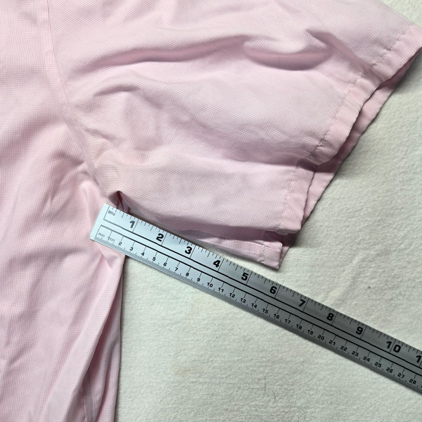 Stafford Stafford Shirt Men Adult Big & Tall Pink Long Sleeve Button-Down Collared 19 Chest 50 in Solid All Seasons Executive Pattern Church Office 90s? Size US XXL / EU 58 / 5 - 5 Thumbnail