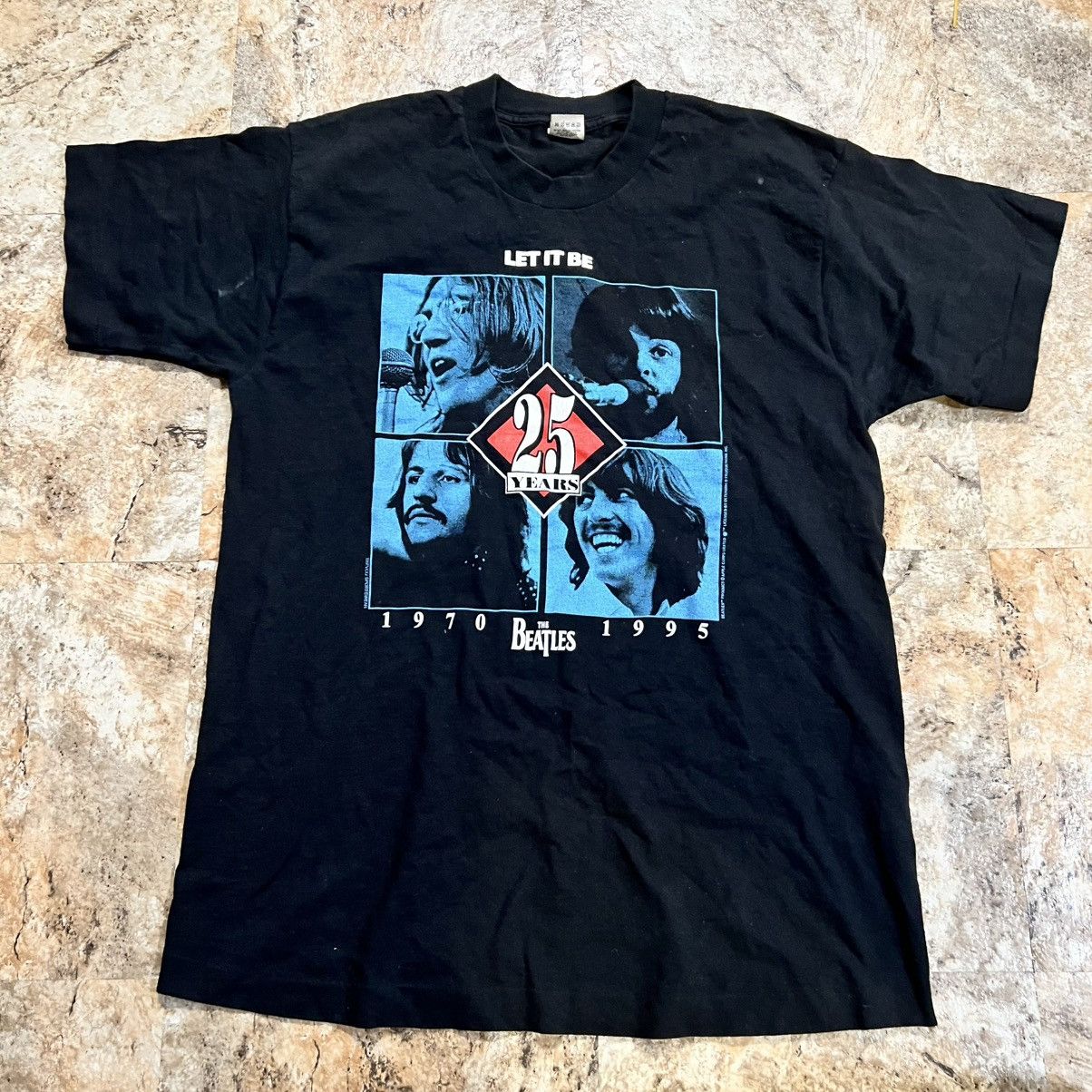 Band Tees × Vintage Vintage The Beatles Tee Size US M / EU 48-50 / 2 - 1 Thumbnail