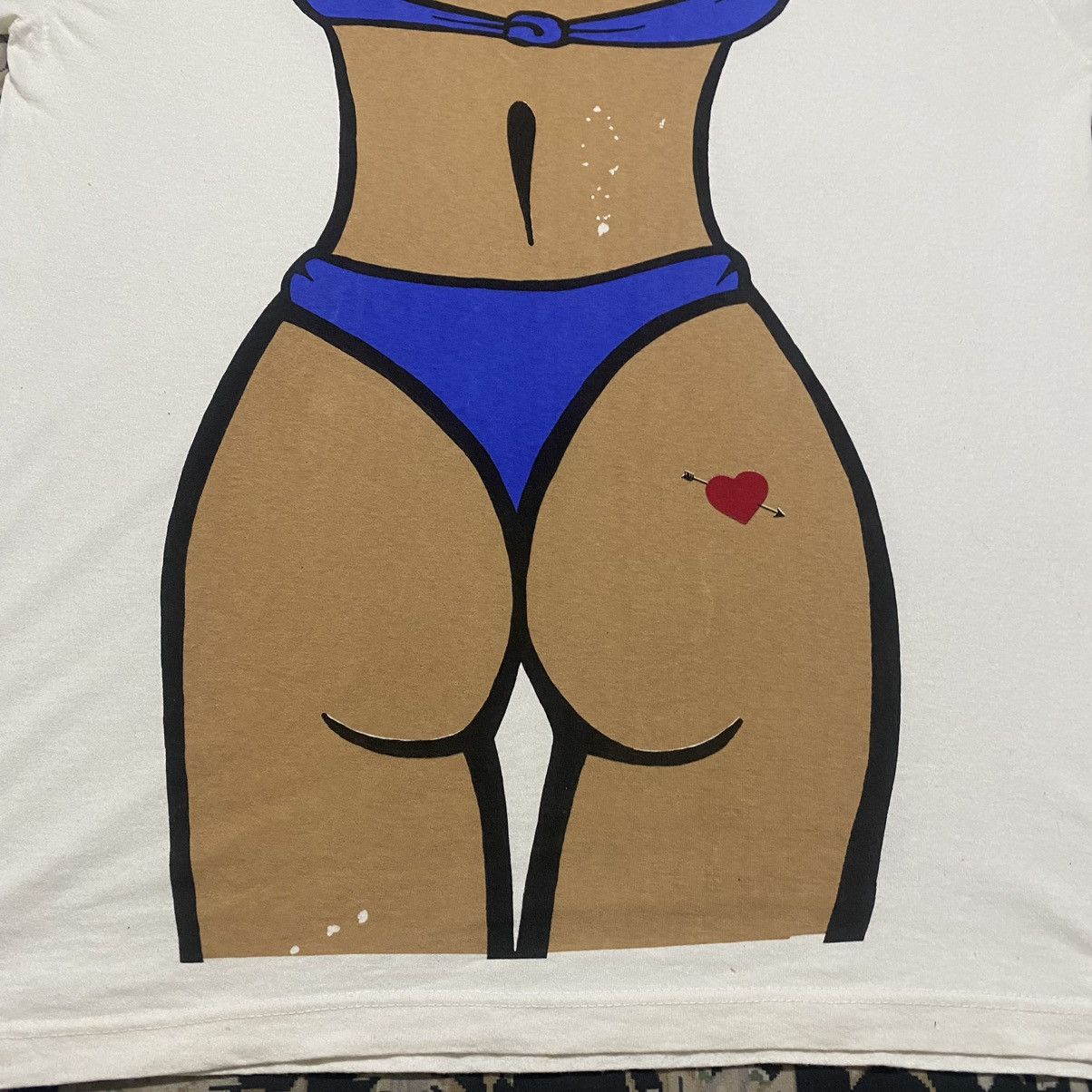 Vintage Vintage Bikini Shirt Overprint Size US XL / EU 56 / 4 - 12 Thumbnail
