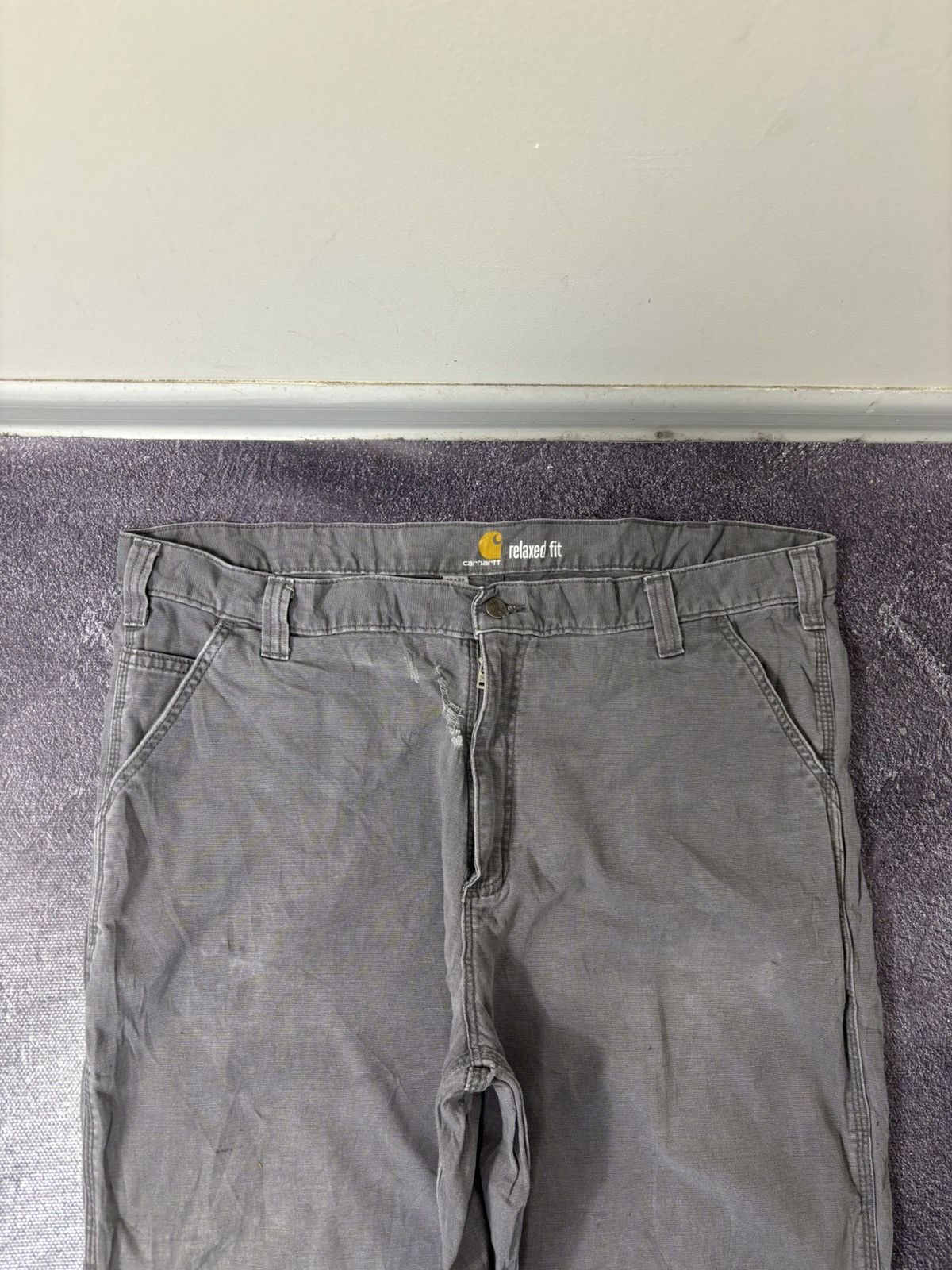 Carhartt Vintage Carhartt USA Workwear Gray Baggy Carpenter Pants Size US 42 / EU 58 - 11 Thumbnail