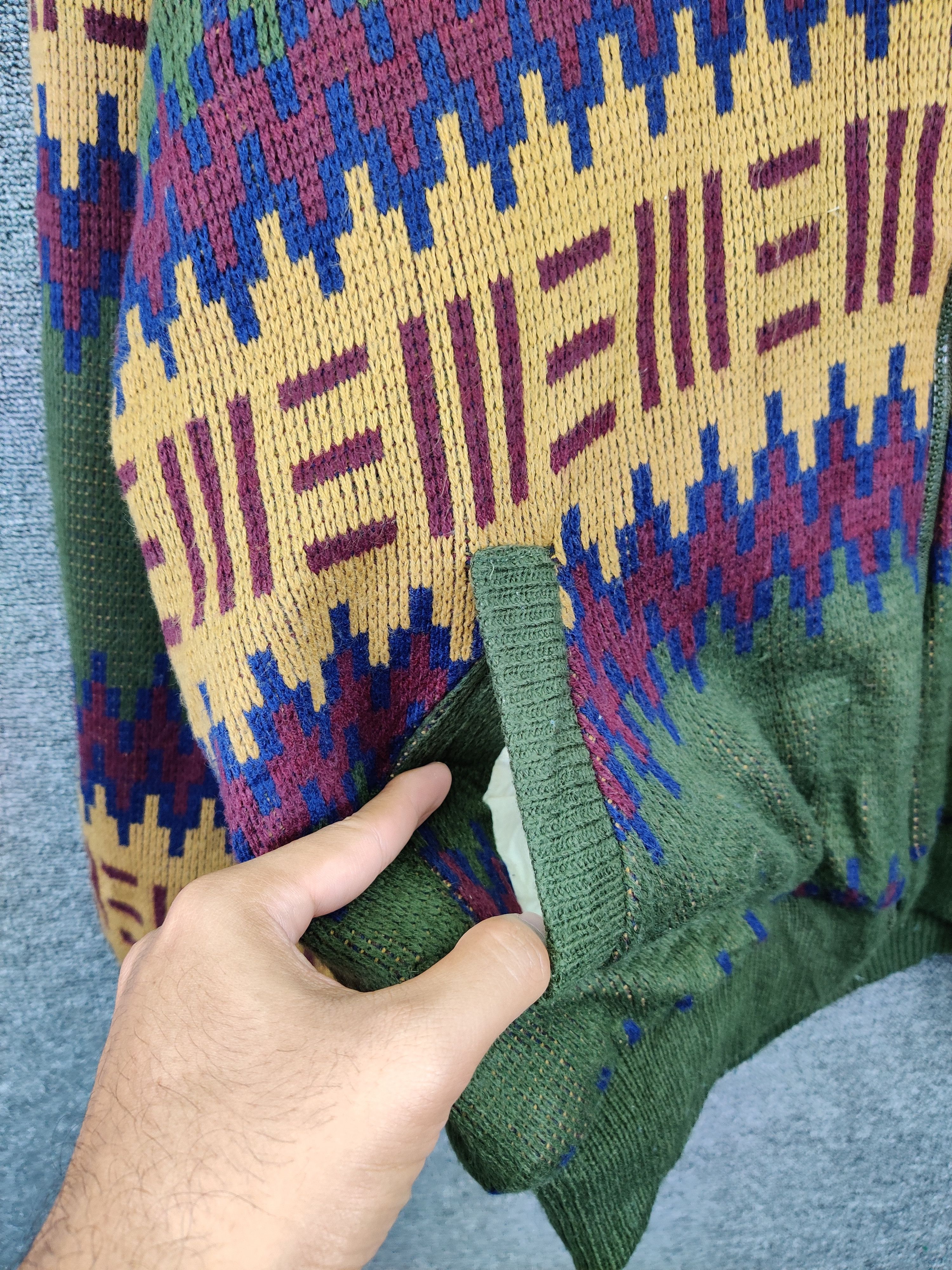 Japanese Brand Vintage Spirit Aztech Sherpa Hooded Jacket Nice Design Size US XL / EU 56 / 4 - 8 Thumbnail
