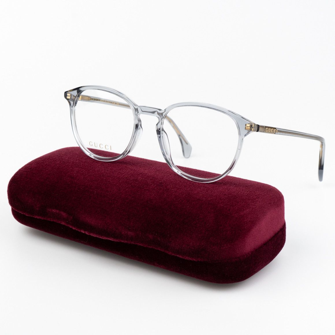 Gucci NEW Gucci GG0551O 013 Oval Unisex Eyeglasses Size ONE SIZE - 2 Thumbnail