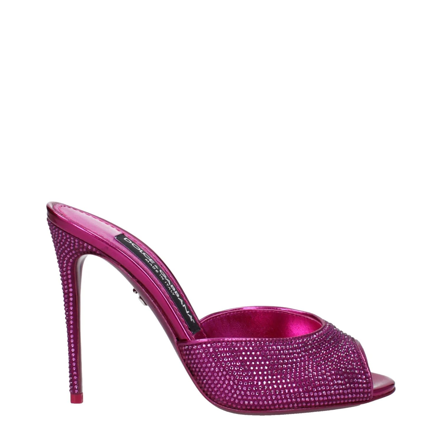 Dolce & Gabbana ob1o1e1124 Satin Sandals in Fuchsia Size US 9 / IT 39 - 1 Thumbnail