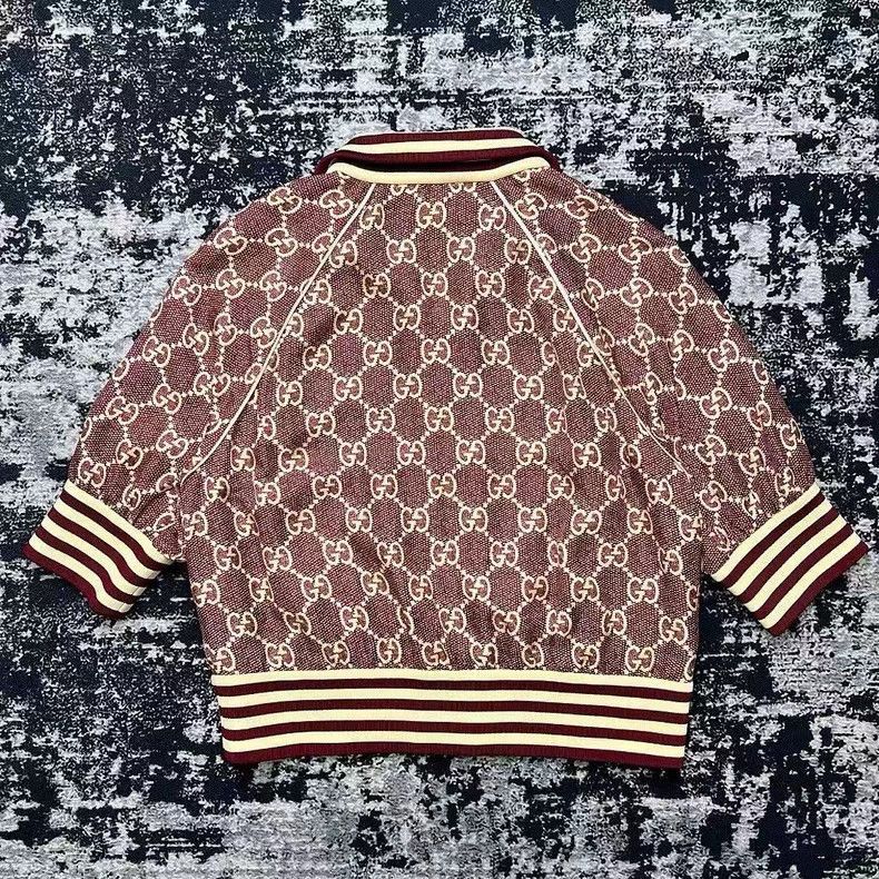 Gucci gucci double g patterned silk short jacket Size US XS / EU 42 / 0 - 3 Thumbnail