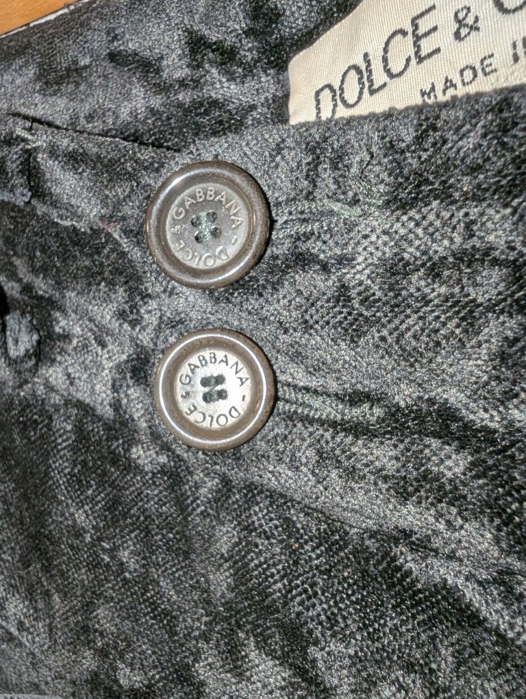 Dolce & Gabbana Dolce Gabbana Vintage Mainline Velour Pants Japan Size 32" / US 10 / IT 46 - 3 Thumbnail