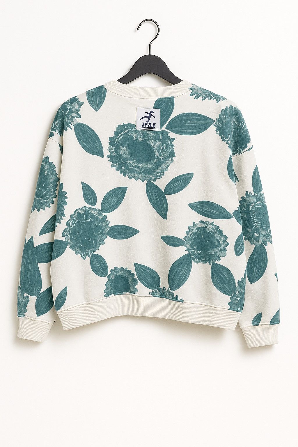 Issey Miyake Vintage HAI Sporting Gear by ISSEY MIYAKE Floral Sweatshirt Size M / US 6-8 / IT 42-44 - 2 Thumbnail