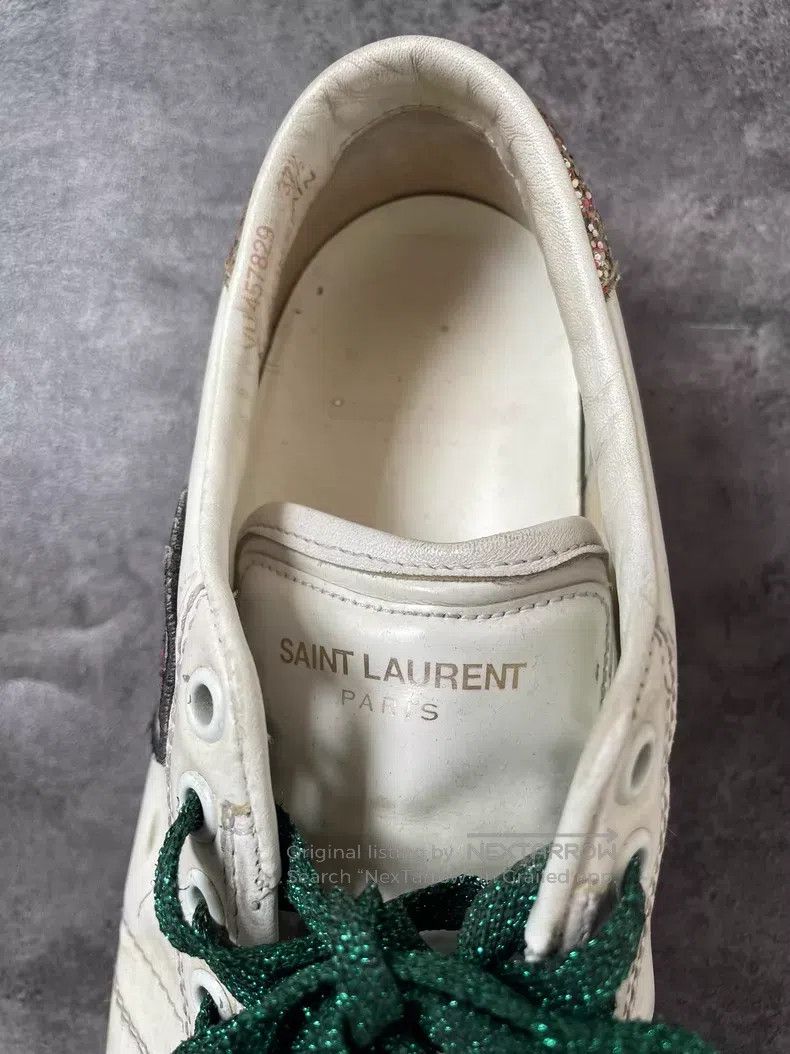 Saint Laurent Paris Saint Laurent Paris Diamond Distressed Sneakers Size US 5 / EU 37 - 4 Thumbnail
