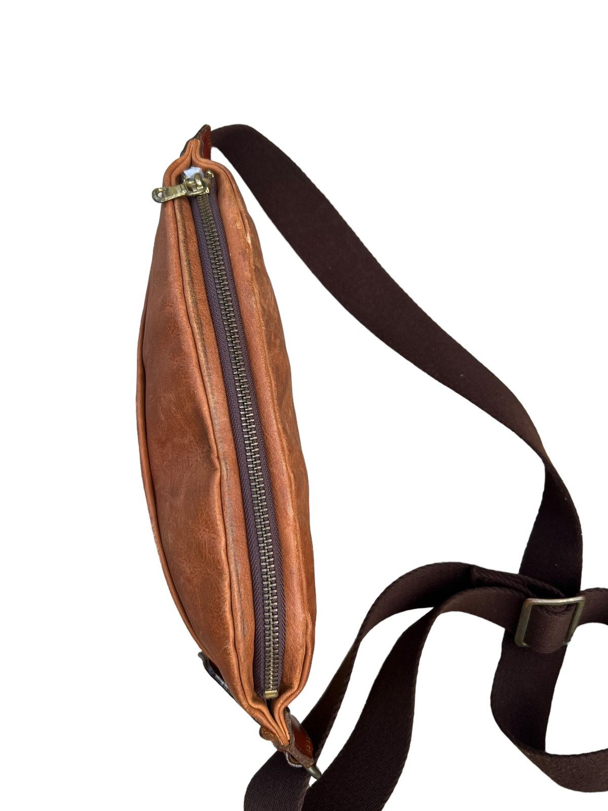 Leather Creed Japan Stains Patina Leather Chest Bag Size ONE SIZE - 19 Thumbnail