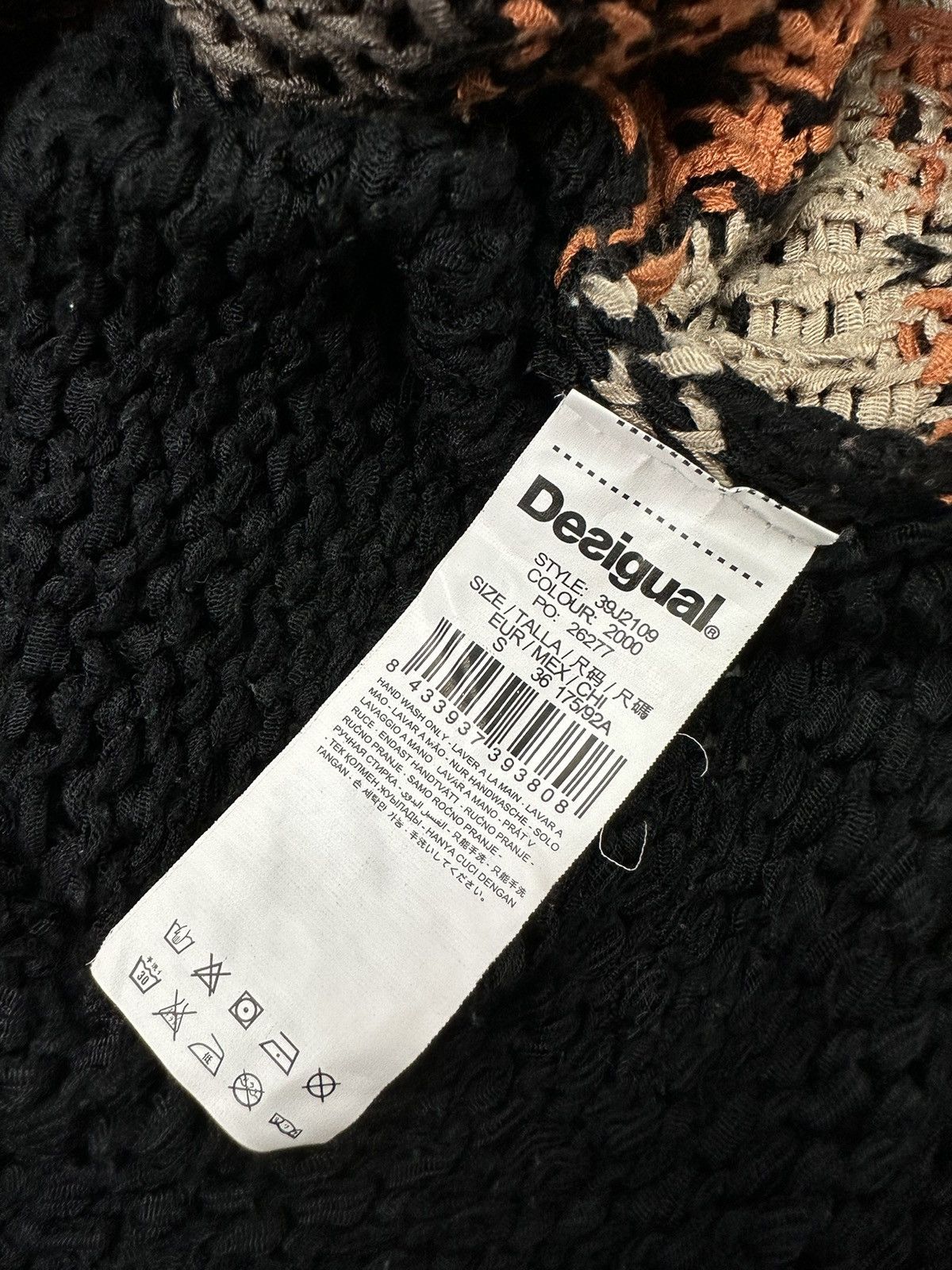 Desigual DESIGUAL Knit Tunica Womens Sweater Size S / US 4 / IT 40 - 10 Thumbnail