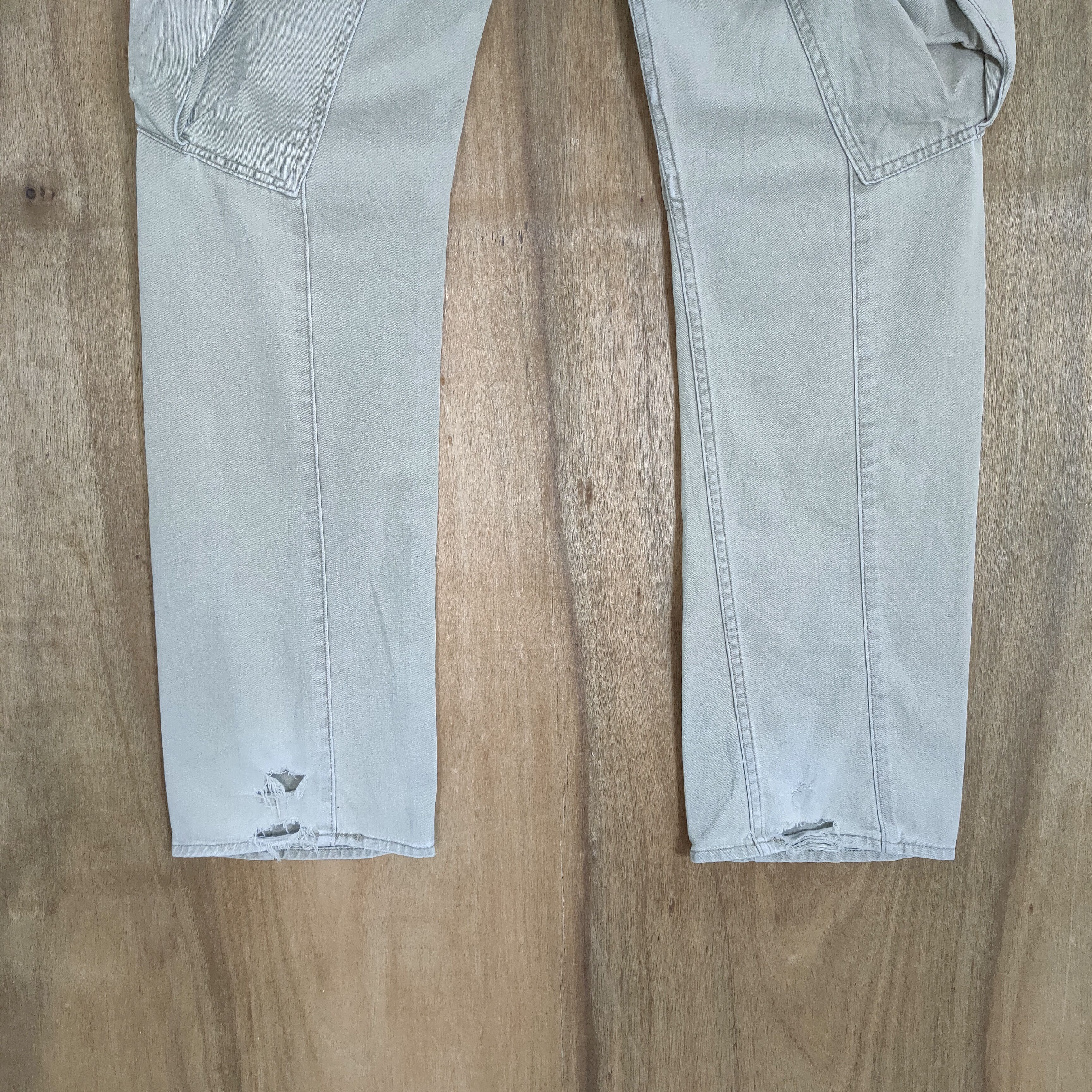 Japanese Brand VINTAGE DOMINATED HANDCRAFTED FADED CARGO PANTS Size US 30 / EU 46 - 9 Thumbnail