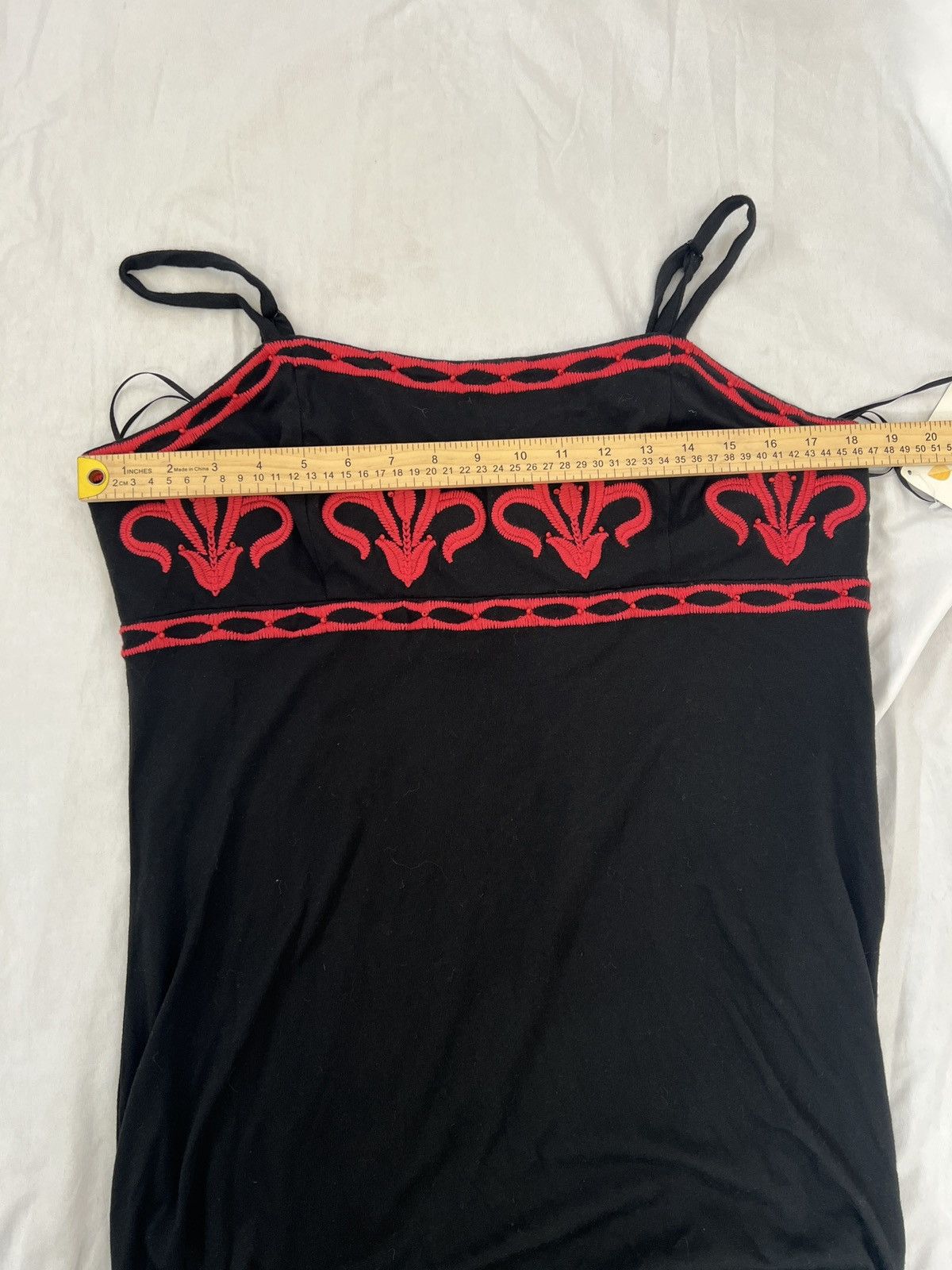 I.N.C INC International Concepts Black Maxi Embroidery dress Size L / US 10 / IT 46 - 7 Thumbnail