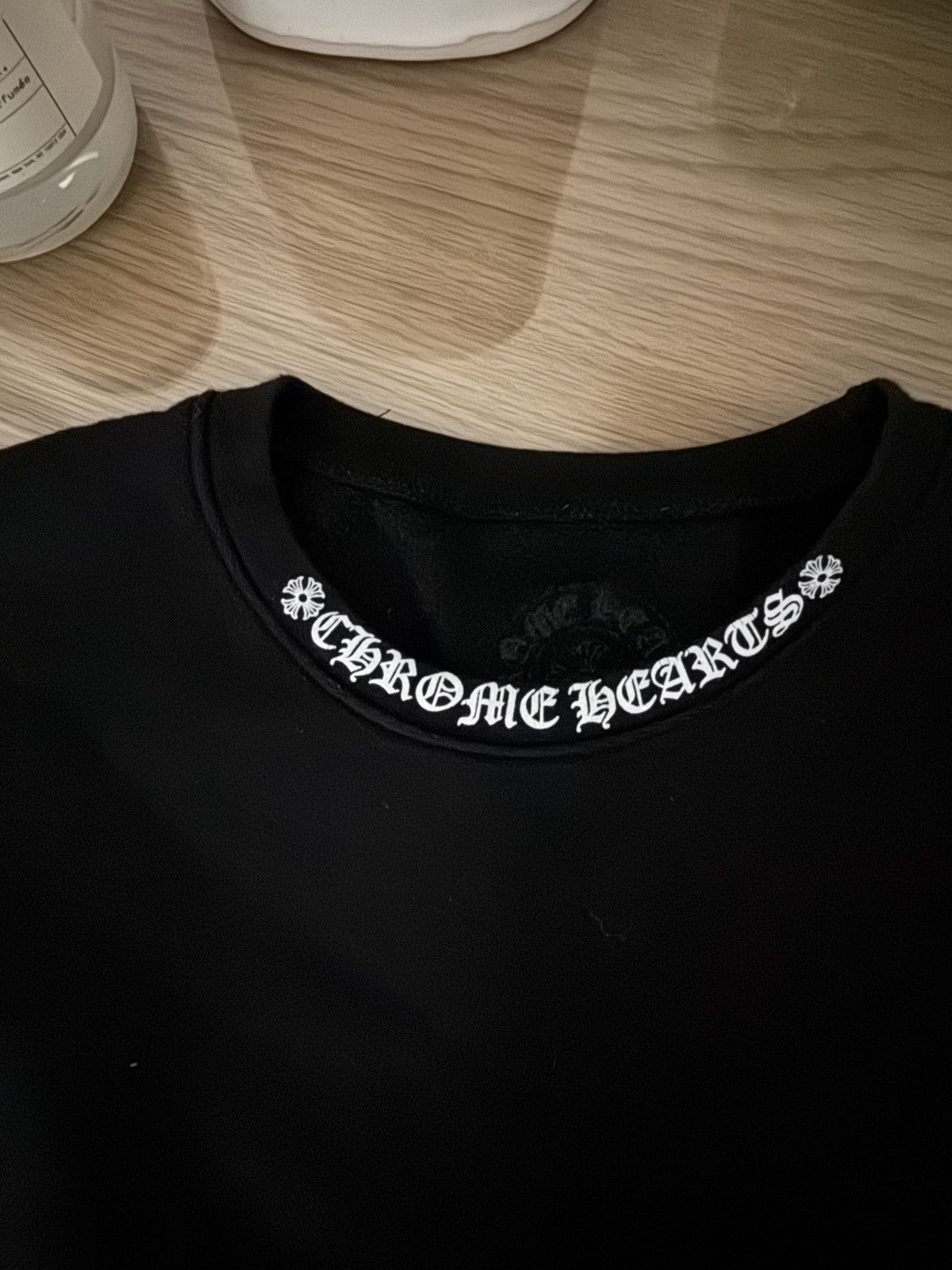 Chrome Hearts Chrome Hearts Neck Logo Crewneck Sweatshirt Black S Size US S / EU 44-46 / 1 - 7 Thumbnail