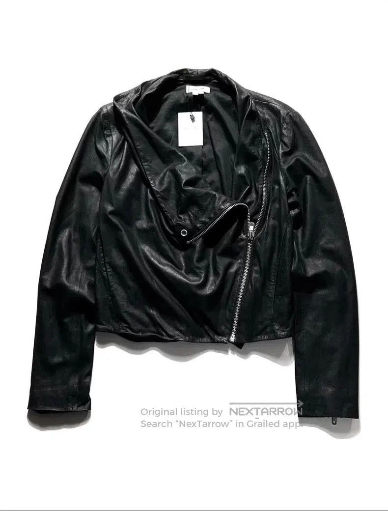 Helmut Lang Helmut Lang Lambskin Leather Biker Jacket. Size US M / EU 48-50 / 2 - 1 Thumbnail