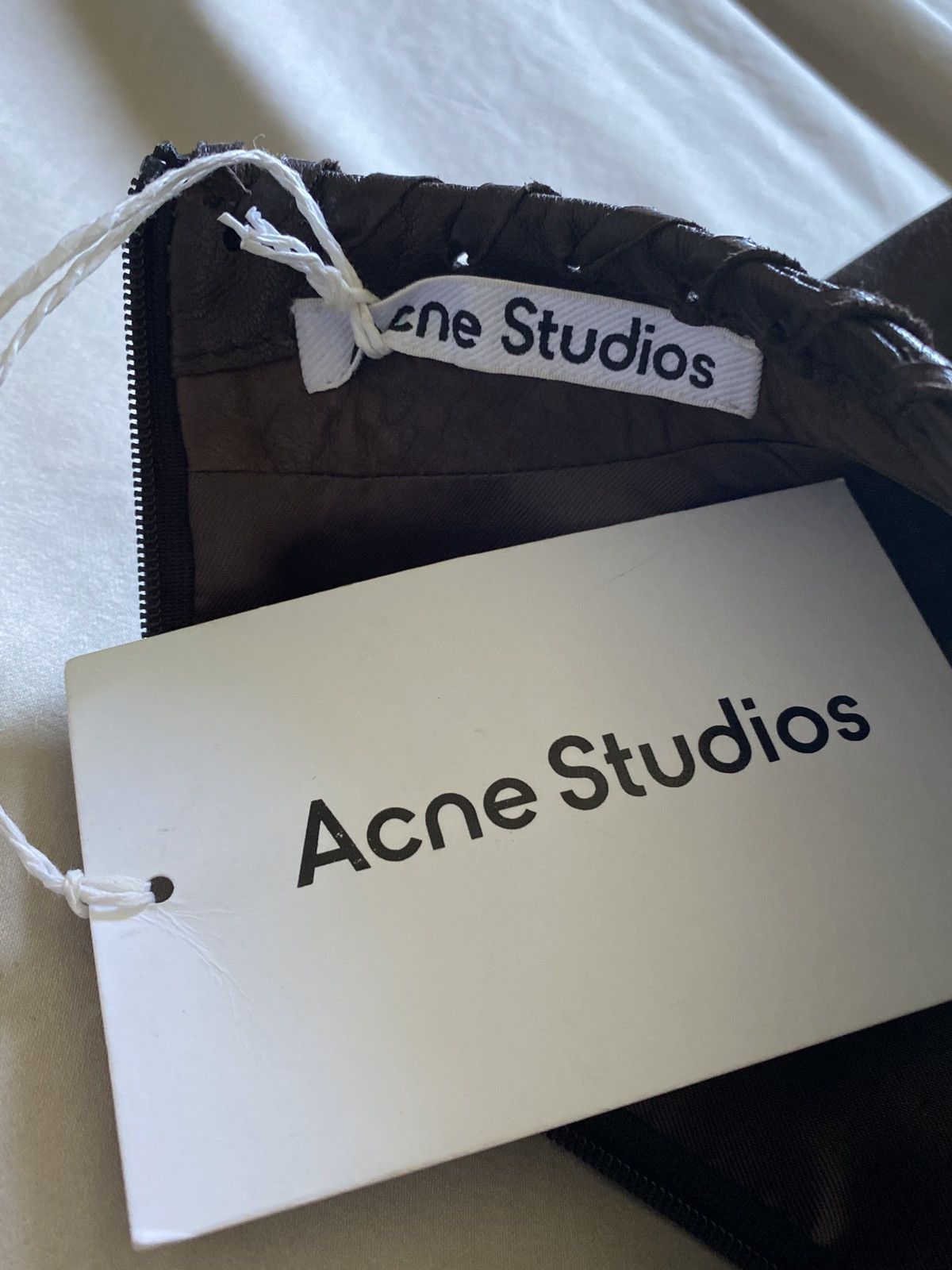 Acne Studios Acne Studios Spring Summer//22 Leather Dress Acne Studios Size XS / US 0-2 / IT 36-38 - 13 Thumbnail