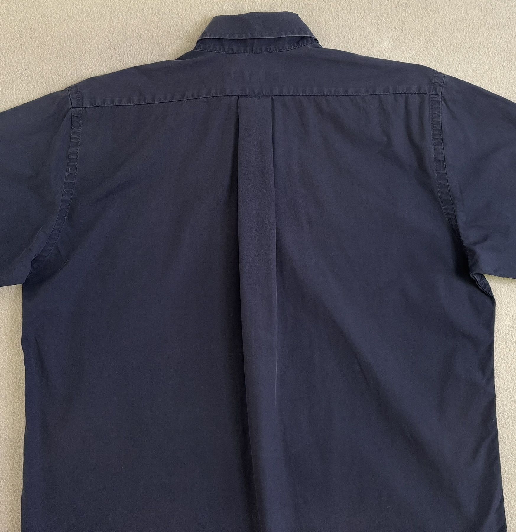Aquascutum Aquascutum navy short shirt large Size US L / EU 52-54 / 3 - 10 Thumbnail