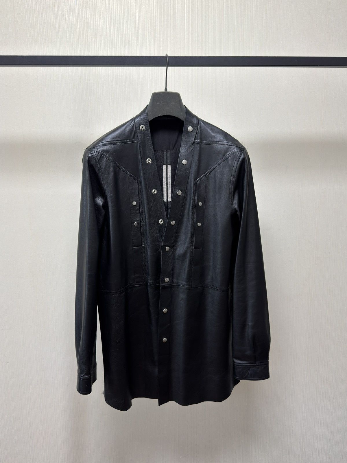 Rick Owens Rick owens 22SS Leather Larry shirt | Grailed