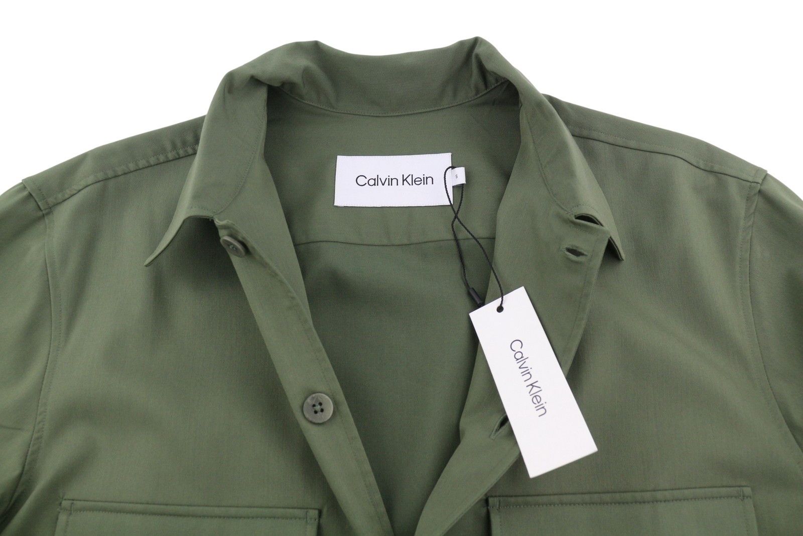 Calvin Klein MINIMAL TWILL TAIL S Green Patch Pocket 87676 Size US S / EU 44-46 / 1 - 4 Thumbnail