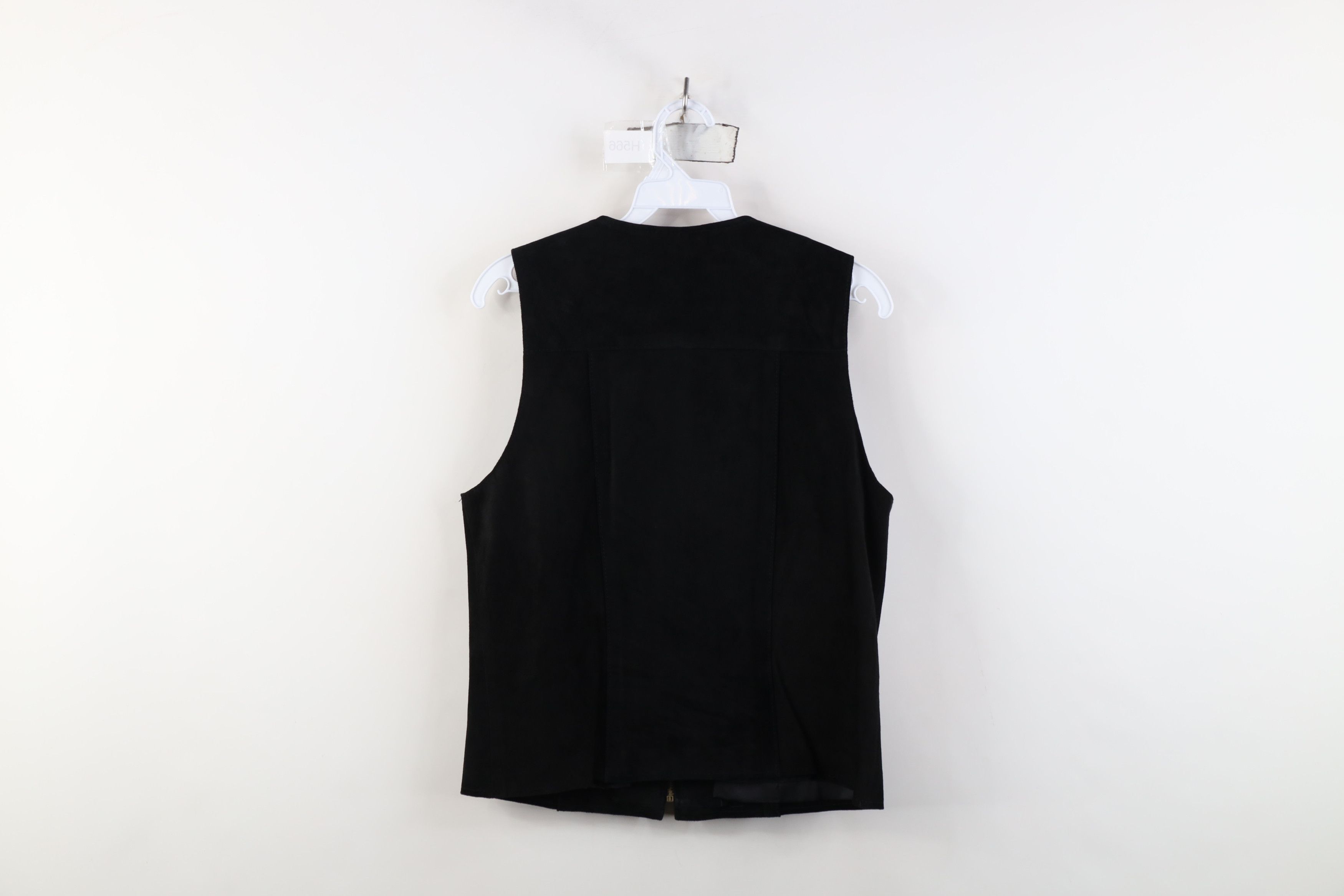 Vintage Vintage 90s Streetwear Leather Full Zip Vest Jacket USA Size S / US 4 / IT 40 - 11 Thumbnail