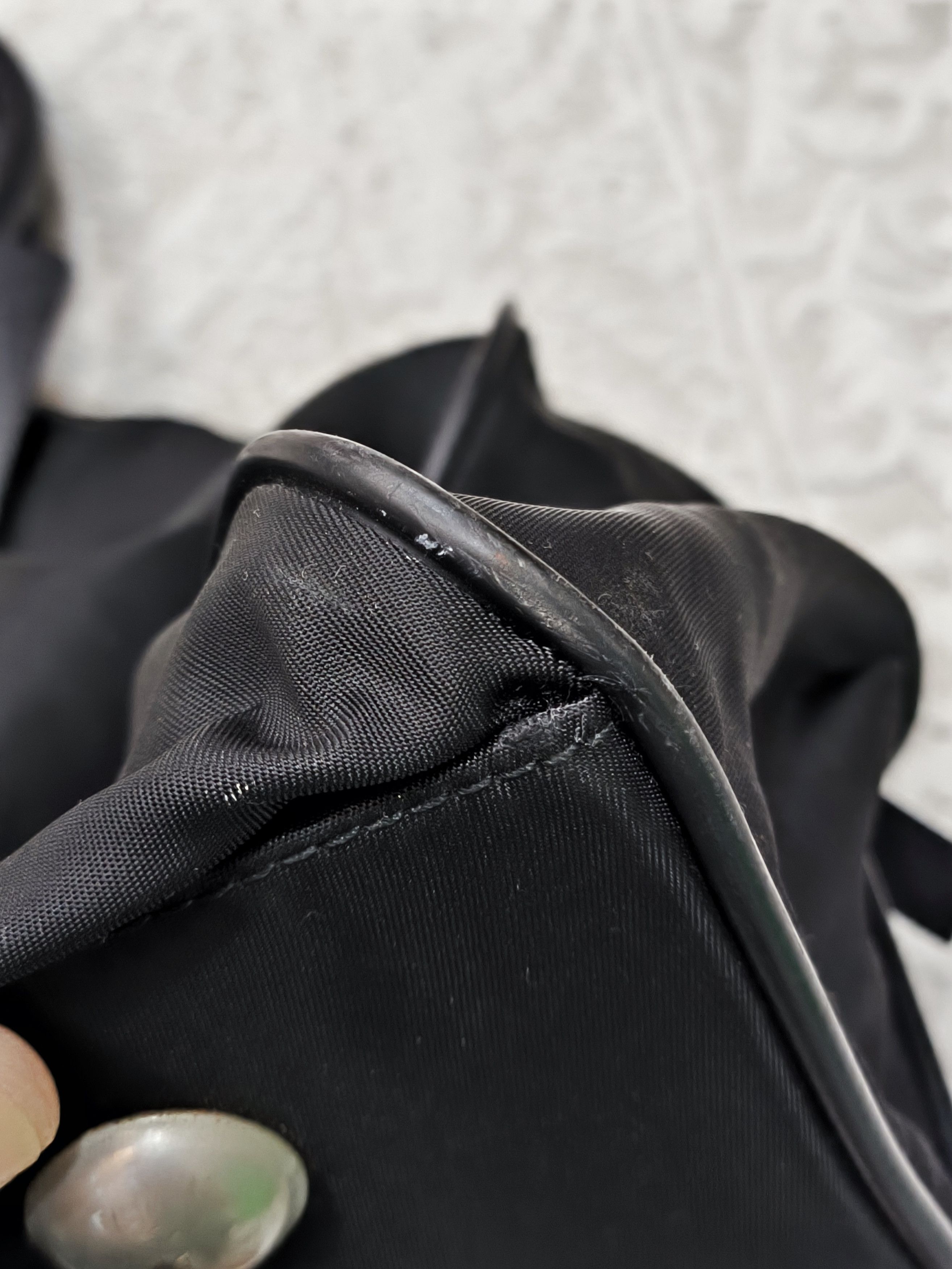 Prada Prada Tessuto Nylon Black Travel Bag Size ONE SIZE - 12 Thumbnail