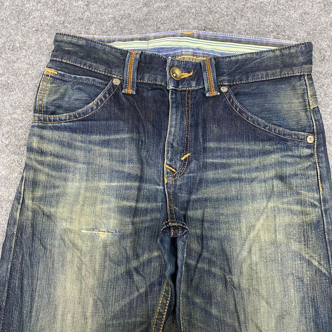 If Six Was Nine 💥 Need Gone💥 Edwin Exclusive Vintage Distressed Denim Size US 32 / EU 48 - 12 Thumbnail