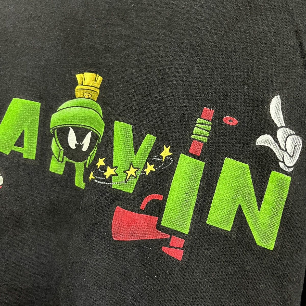 Cartoon Network × Vintage × Warner Bros Vintage 90s Marvin X Warner Bros Studio Single Stitches Size US M / EU 48-50 / 2 - 7 Thumbnail