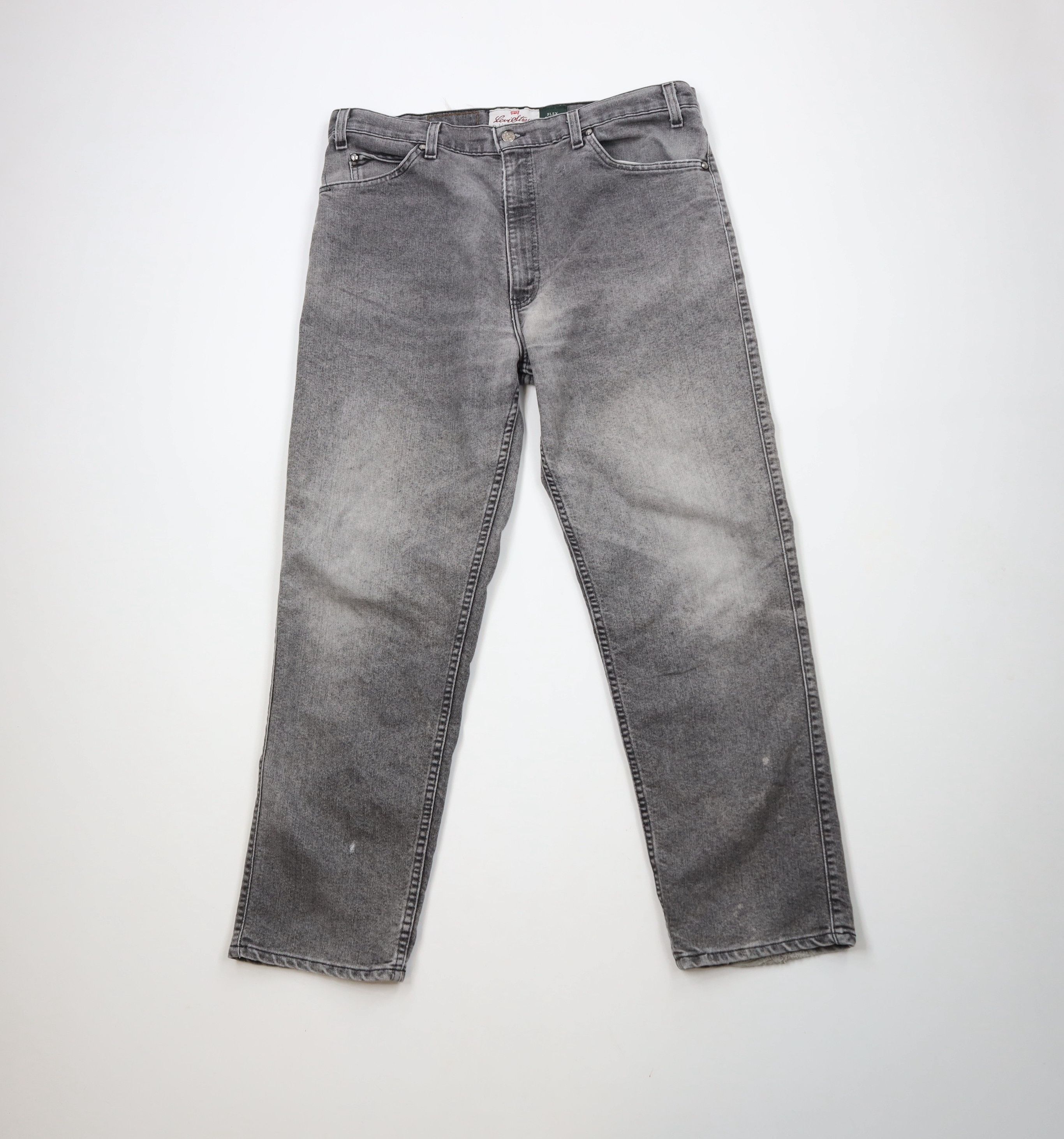 Levi's × Vintage Vintage 90s Levis 540 Relaxed Fit Flex Denim Jeans Black USA Size US 36 / EU 52 - 1 Thumbnail