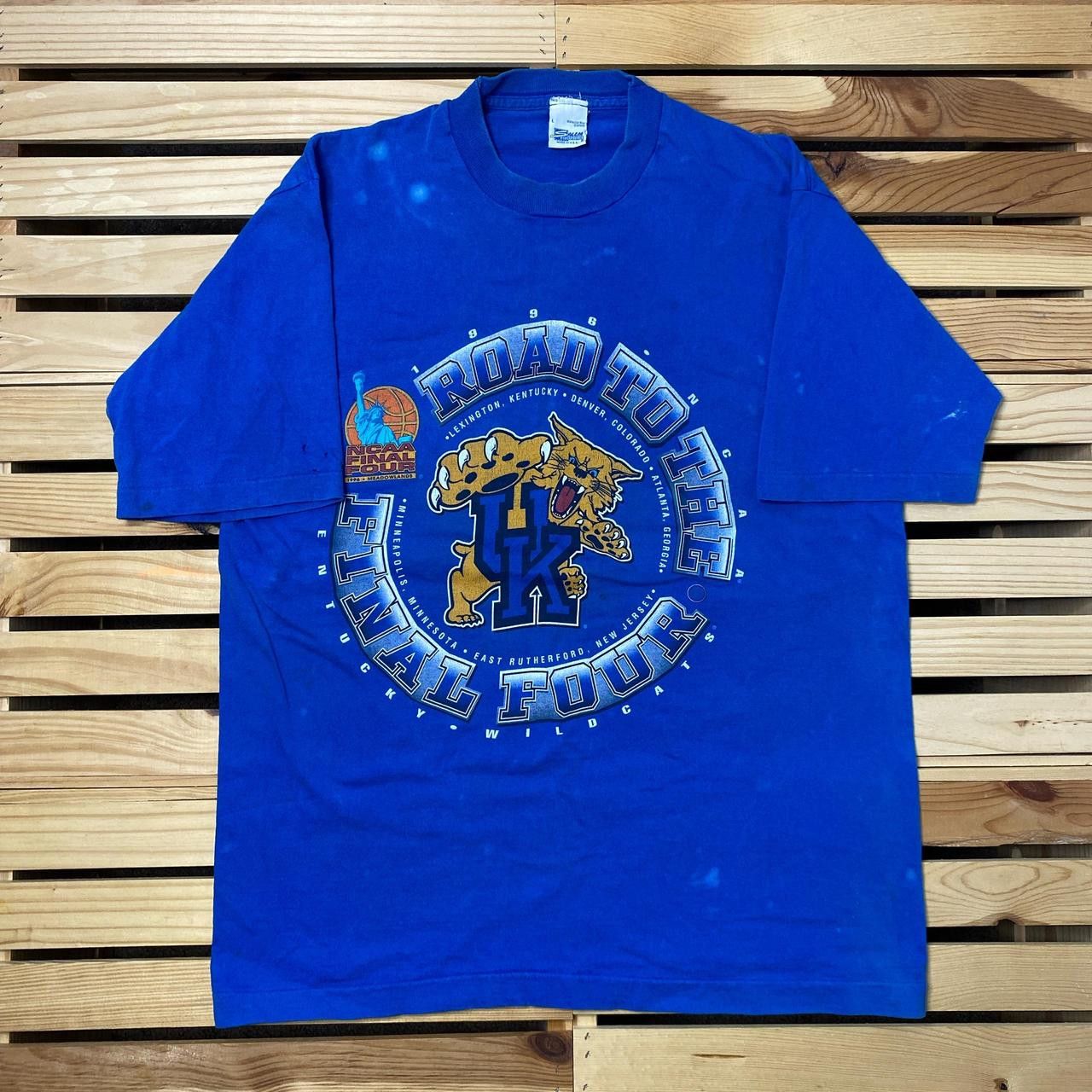 Salem Sportswear Vintage University of Kentucky Blue College Tee Size Large Size US L / EU 52-54 / 3 - 1 Thumbnail