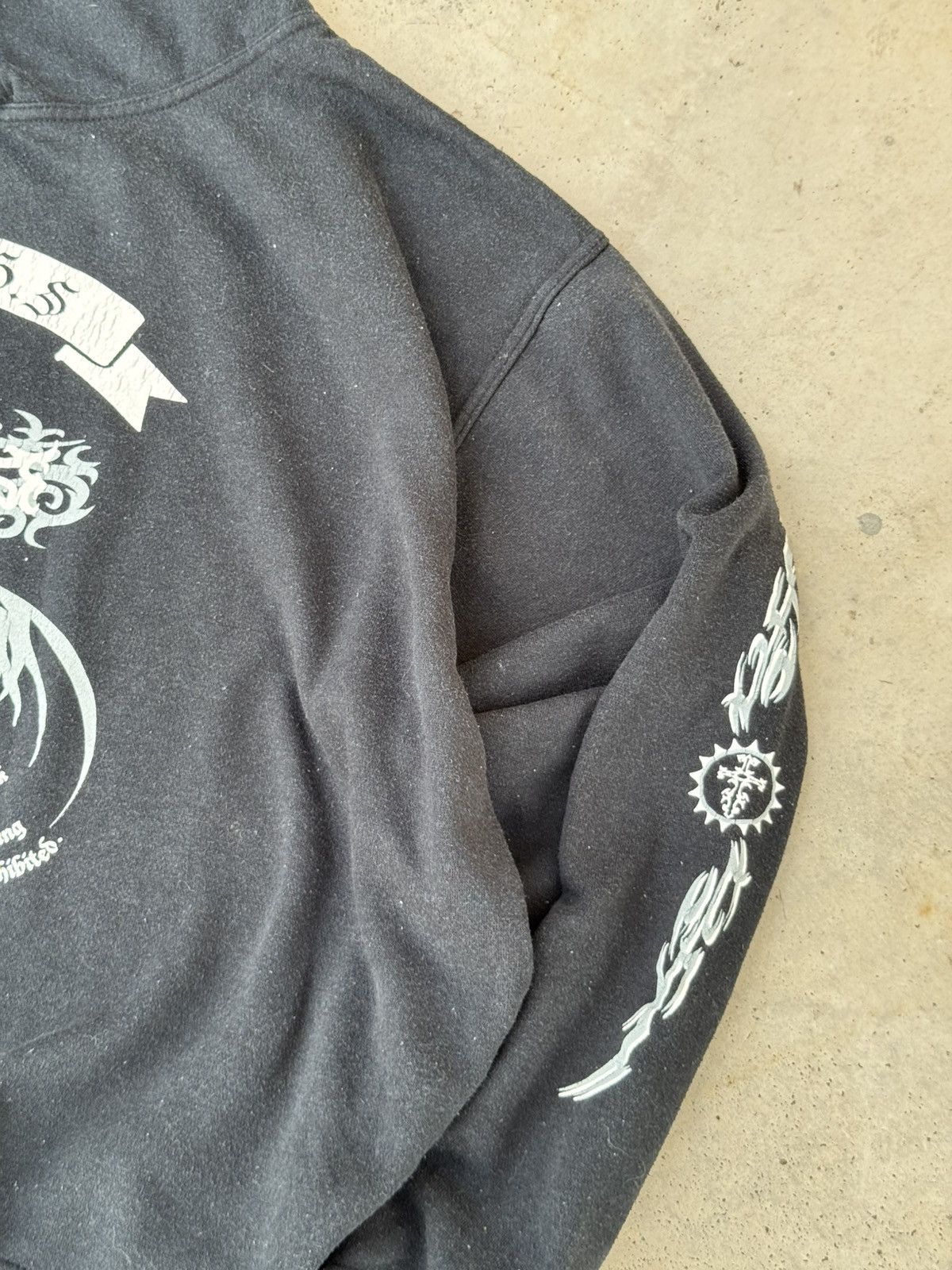 If Six Was Nine Hard Cross Wild Poems Anarchy Punk Hoodie Size US XXL / EU 58 / 5 - 3 Thumbnail