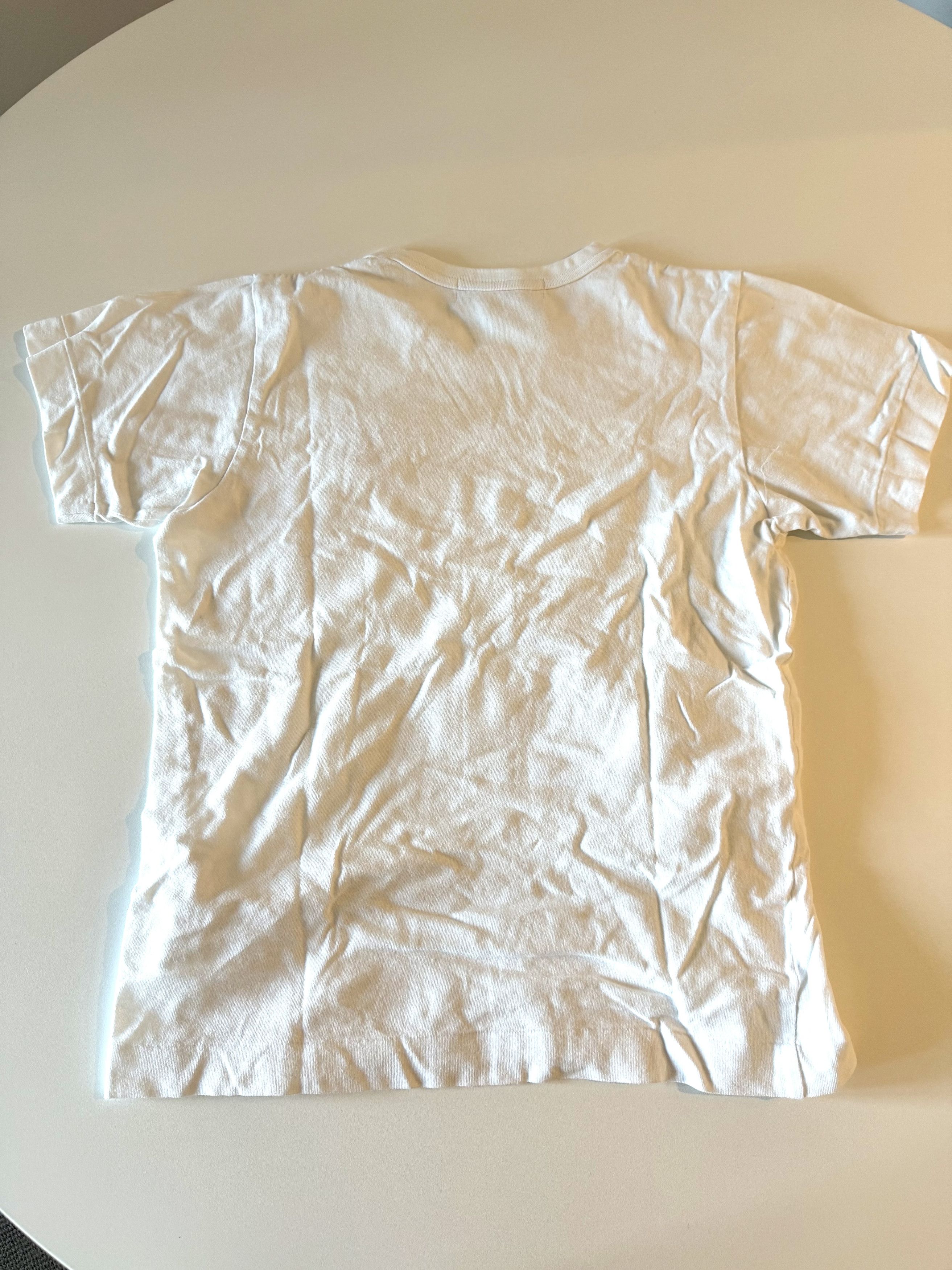 Comme des Garcons PLAY Comme Des Garson Play Tee White Small Size S / US 4 / IT 40 - 8 Thumbnail
