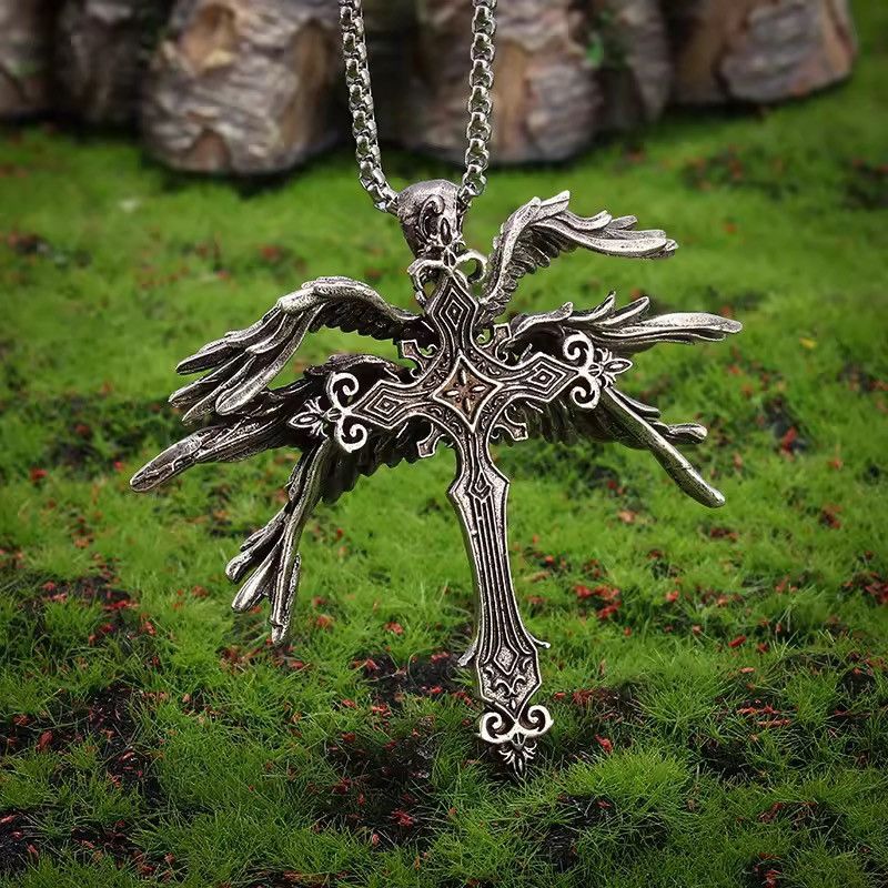 Japanese Brand GOTHIC Skeleton Cross Necklace Size ONE SIZE - 6 Thumbnail