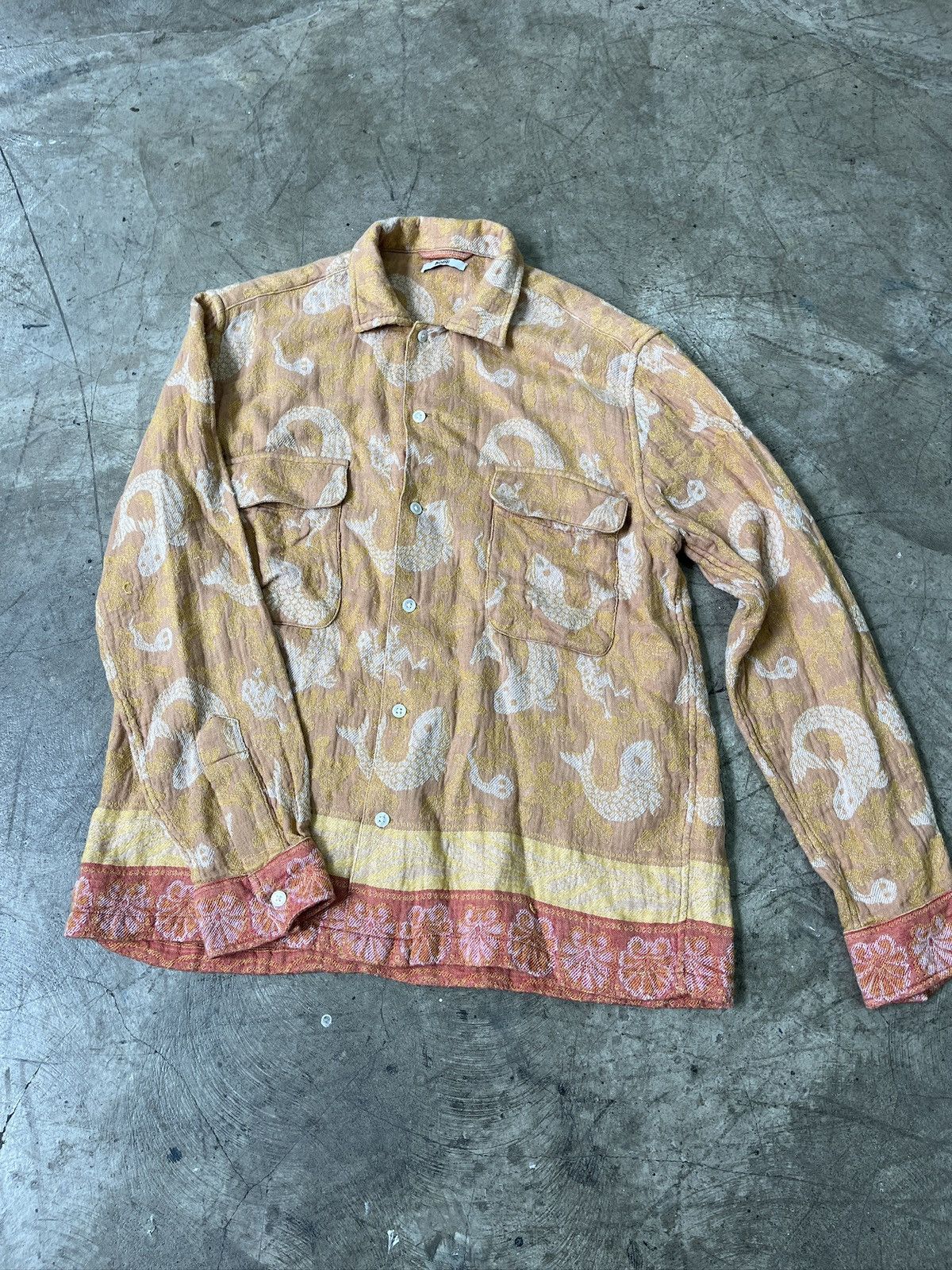 Bode Bode River Fish Vacation Shirt (unisex) Size US M / EU 48-50 / 2 - 2 Thumbnail