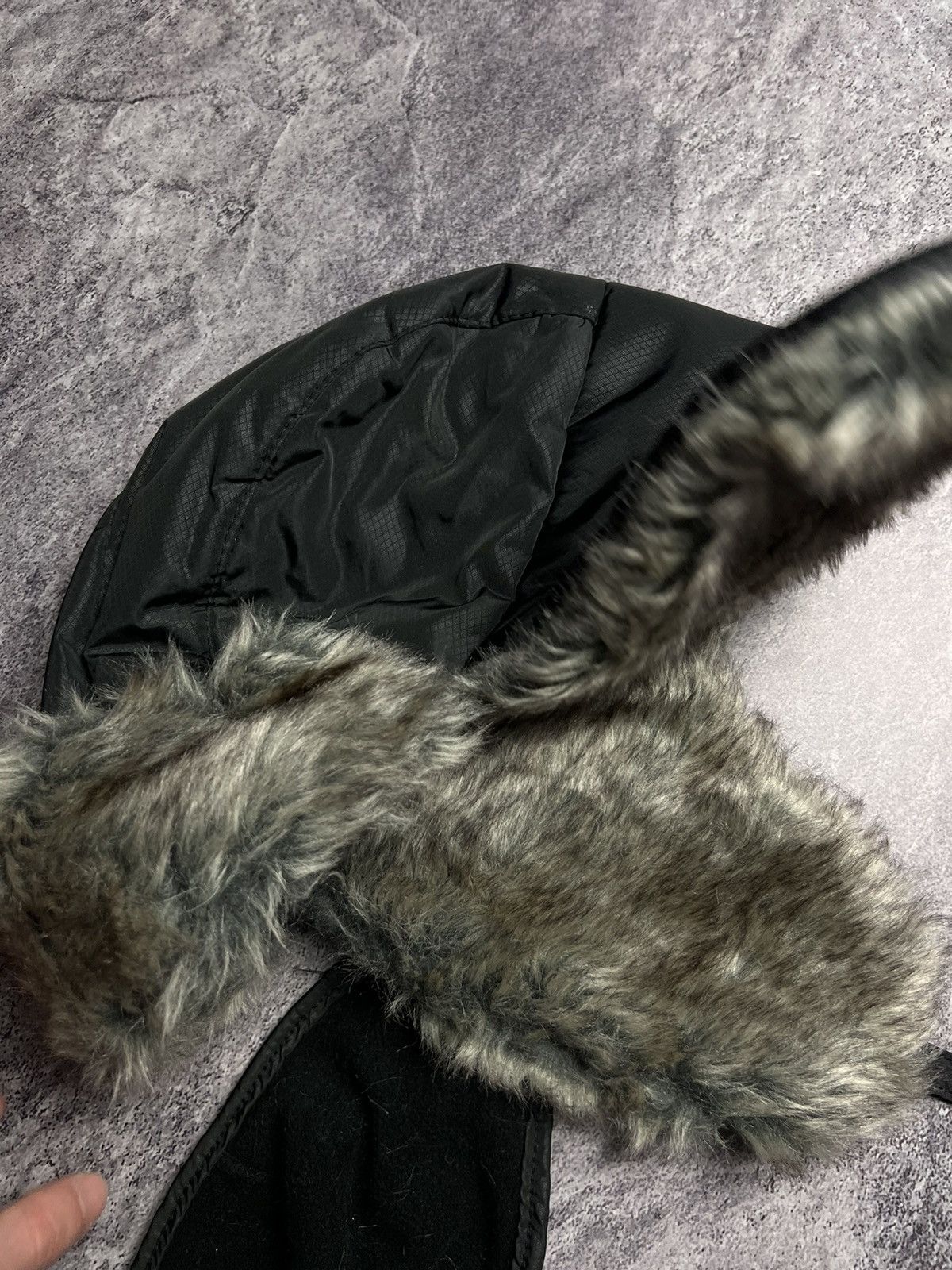 Japanese Brand Y2K nylon faux fur trapper hat with mask Japan style hat Size ONE SIZE - 7 Thumbnail
