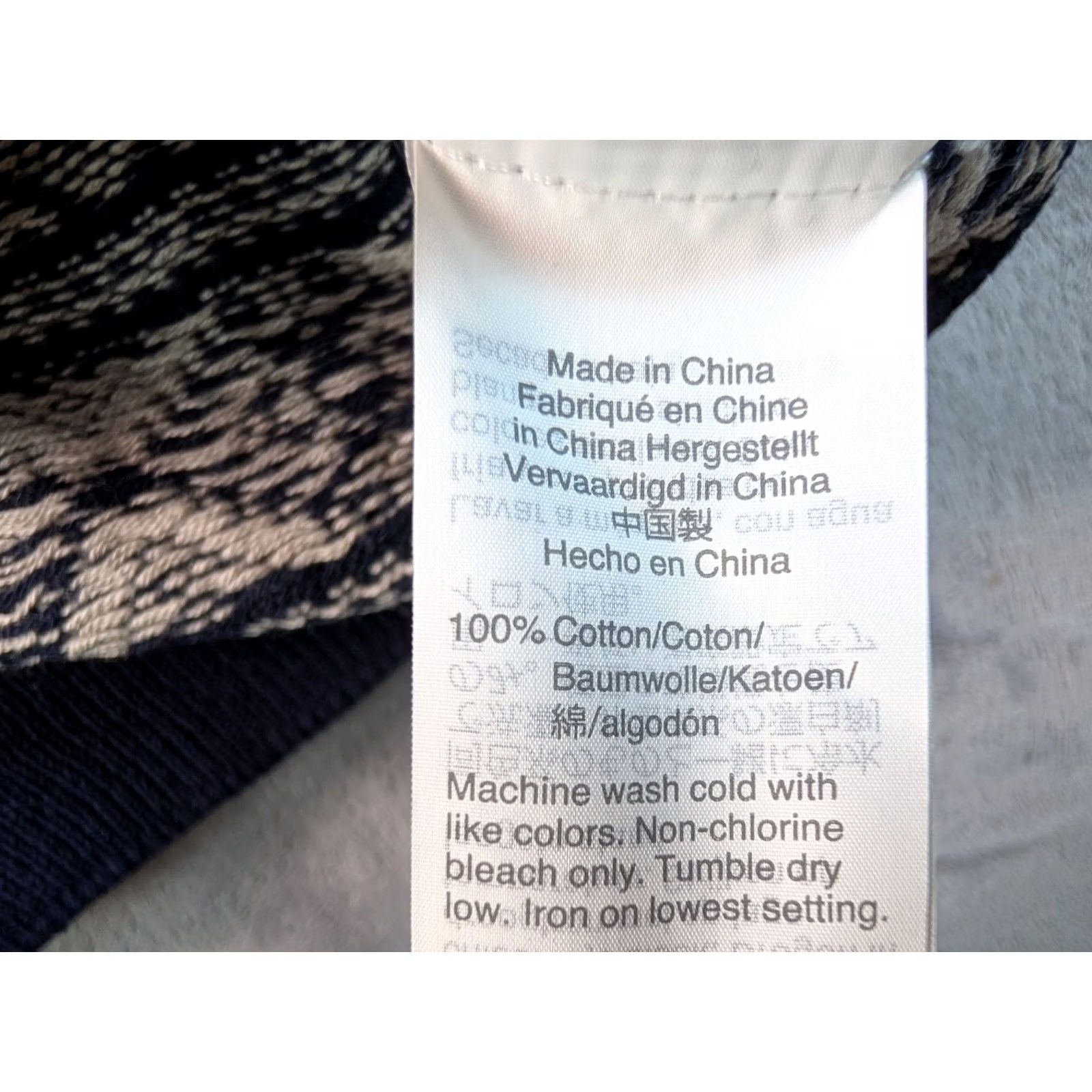 J.Crew J.CREW Sweater Crew Neck Fair Isle Nordic Multicolor Navy White Men's Large Size US L / EU 52-54 / 3 - 7 Thumbnail