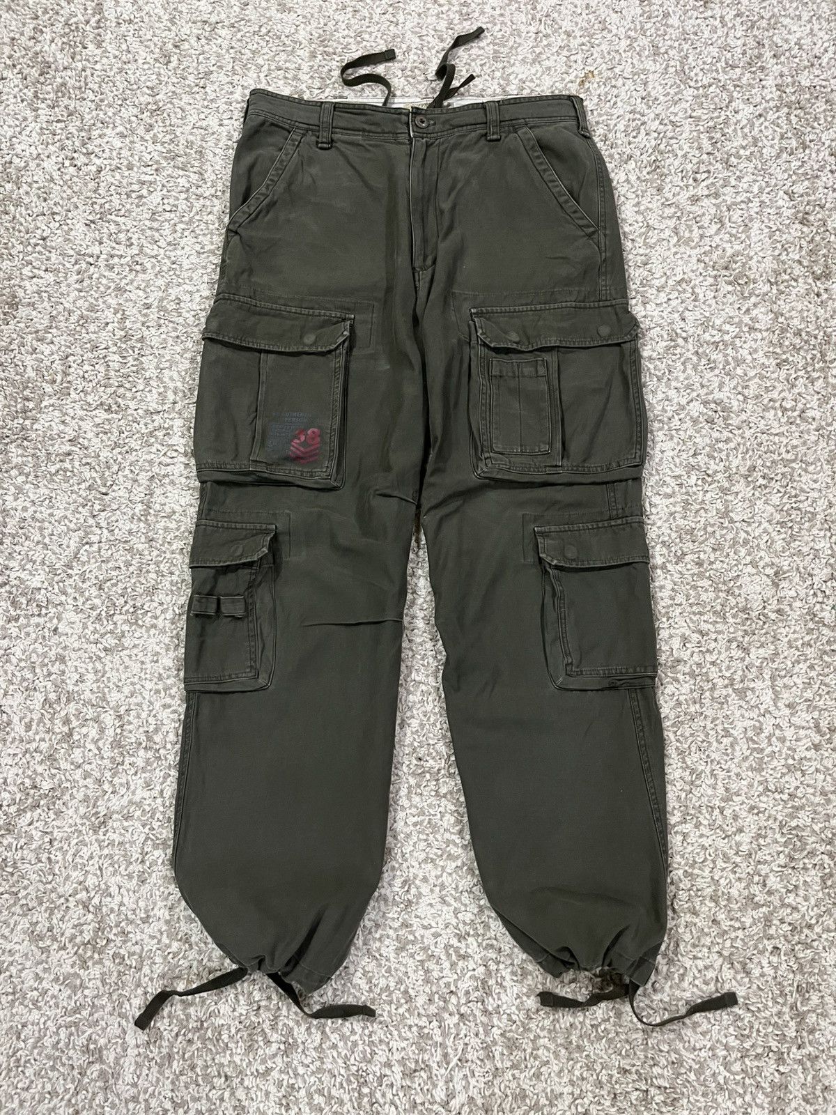 Japanese Brand 🔥 RARE CHEVRE MULTIPOCKETS UTILITY CARGO PANTS Size US 33 - 3 Thumbnail