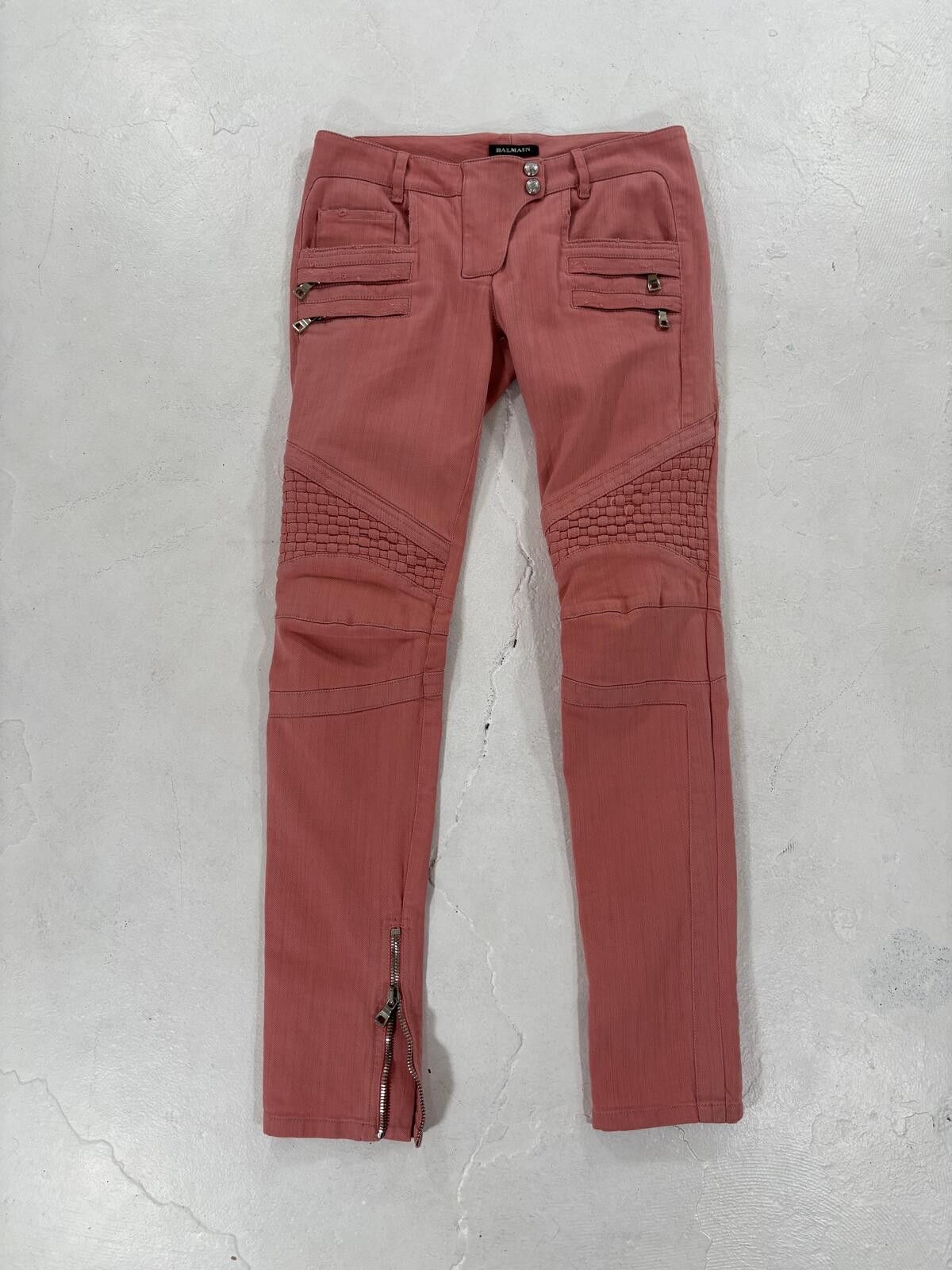 Balmain Balmain Pink Woven Pants Size US 29 - 1 Thumbnail