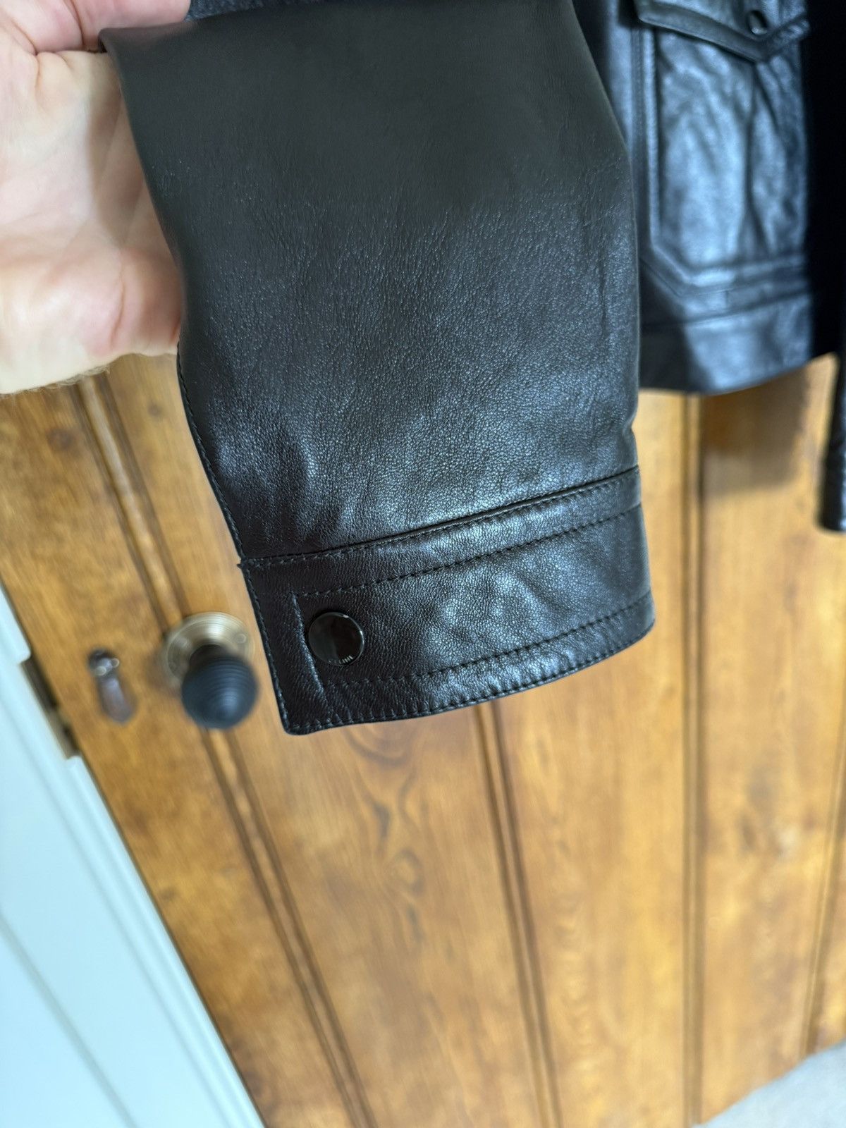 Celine Celine Paul blouson leather aviator jacket Hedi Slimane 48 Size US M / EU 48-50 / 2 - 15 Thumbnail