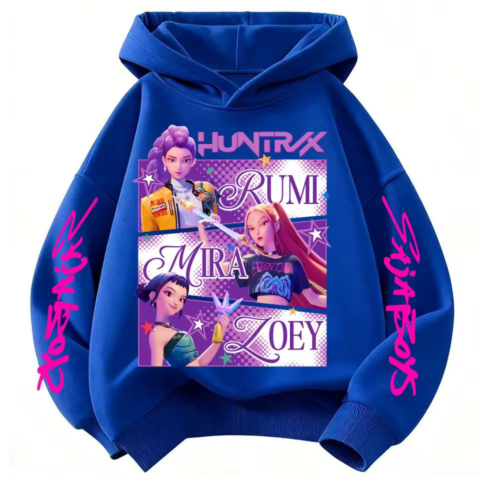 Disney Huntrix KPop Demon Hunters Hoodie Kids (Princess Style) Size ONE SIZE - 9 Thumbnail