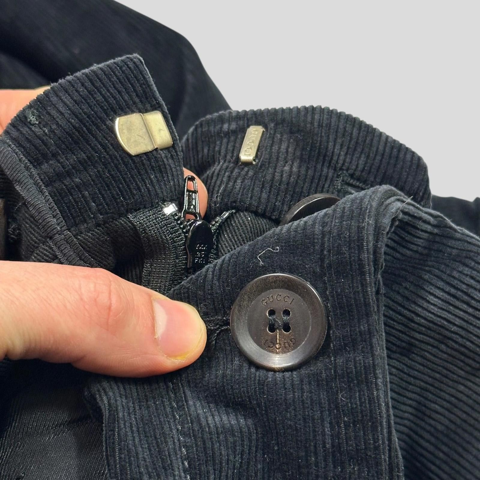 Gucci Gucci by Tom Ford 2004 Corduroy Laced Riding Trousers - UK10 Size 28" / US 6 / IT 42 - 10 Thumbnail