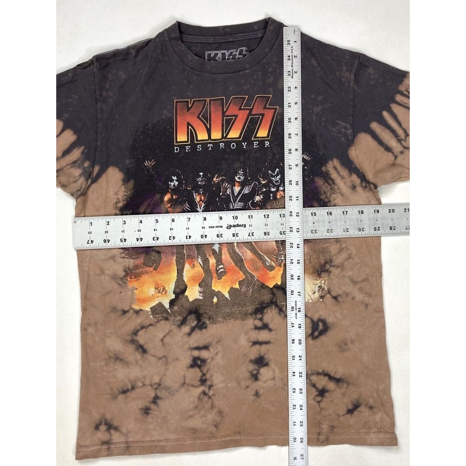 Vintage Kiss Graphic T-shirt Men Small Tie Dye Short Sleeve Music Shirt Size US S / EU 44-46 / 1 - 6 Thumbnail