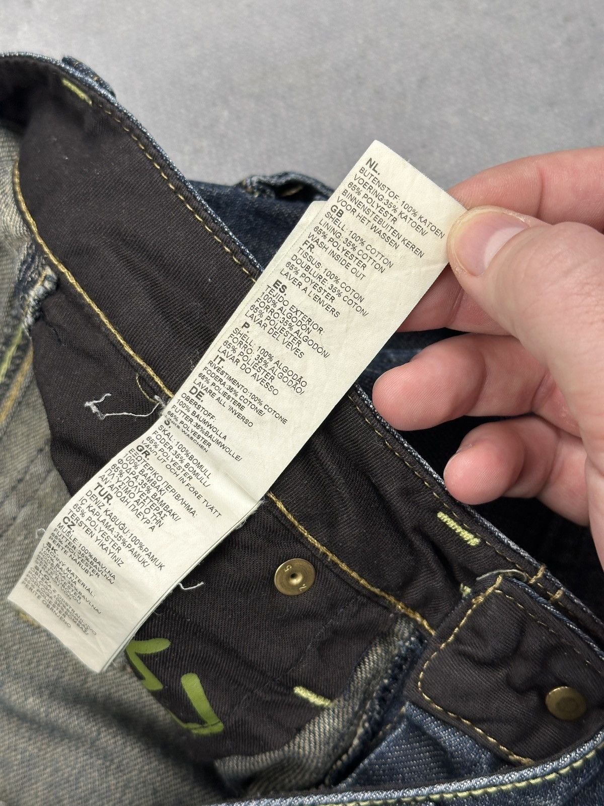 G-Star Vintage G-Star RAW Elwood Heritage Embro Narrow Jeans 96 y2k Size 30" / US 8 / IT 44 - 13 Thumbnail