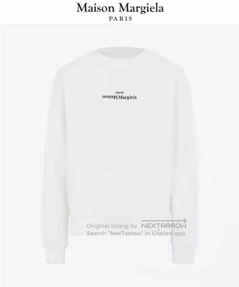 Maison Margiela Maison Margiela White sweatshirt Size US M / EU 48-50 / 2 - 4 Thumbnail