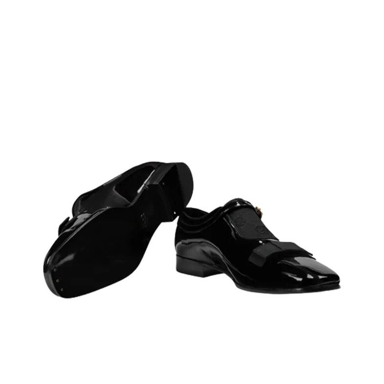 Gucci o1s1wg110125 Loafers With GG Canvas in Black Size US 6.5 / EU 39-40 - 3 Thumbnail