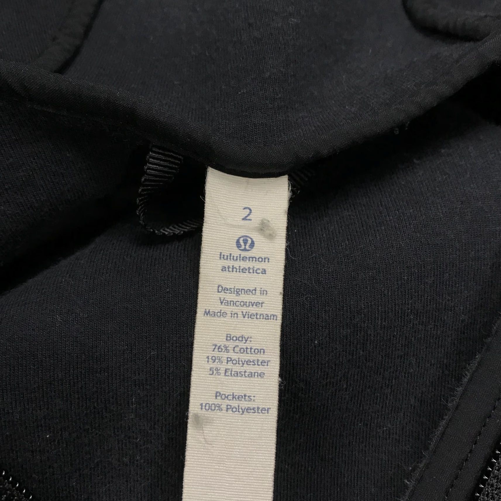 Lululemon Lululemon Jacket Womens 2 Black Long Full Zip Hooded Outdoor Casual Shirt/Hoodie? Size XS / US 0-2 / IT 36-38 - 4 Thumbnail