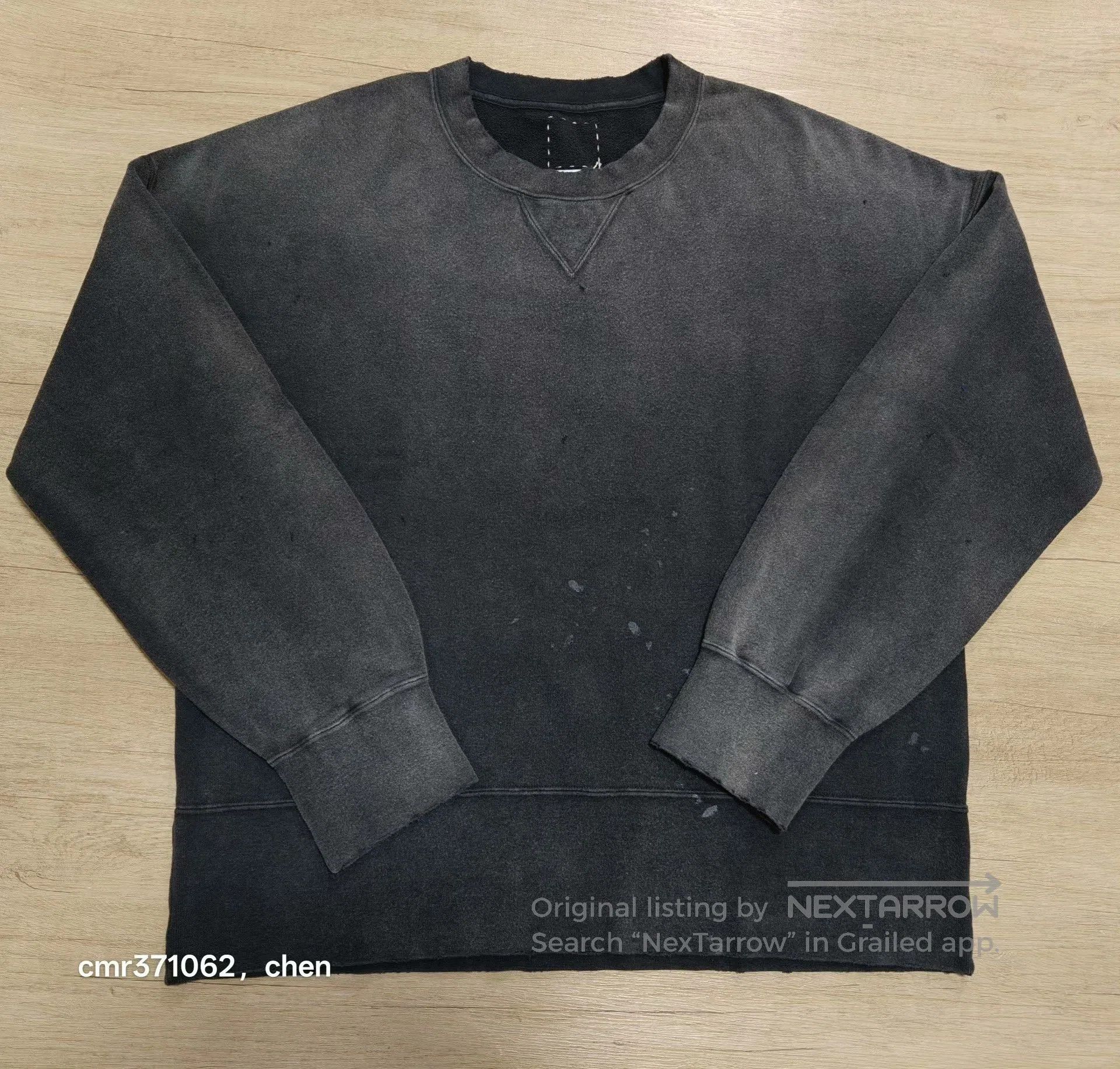Visvim VISVIM 23SS COURT SWEAT L/S CRASH. Size US XL / EU 56 / 4 - 1 Thumbnail
