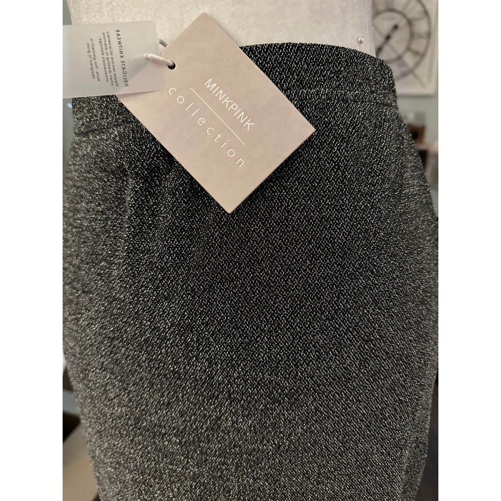 MINKPINK MinkPink Metallic Midi Skirt, Size L, NWT Size 36" / US 14 / IT 50 - 8 Thumbnail