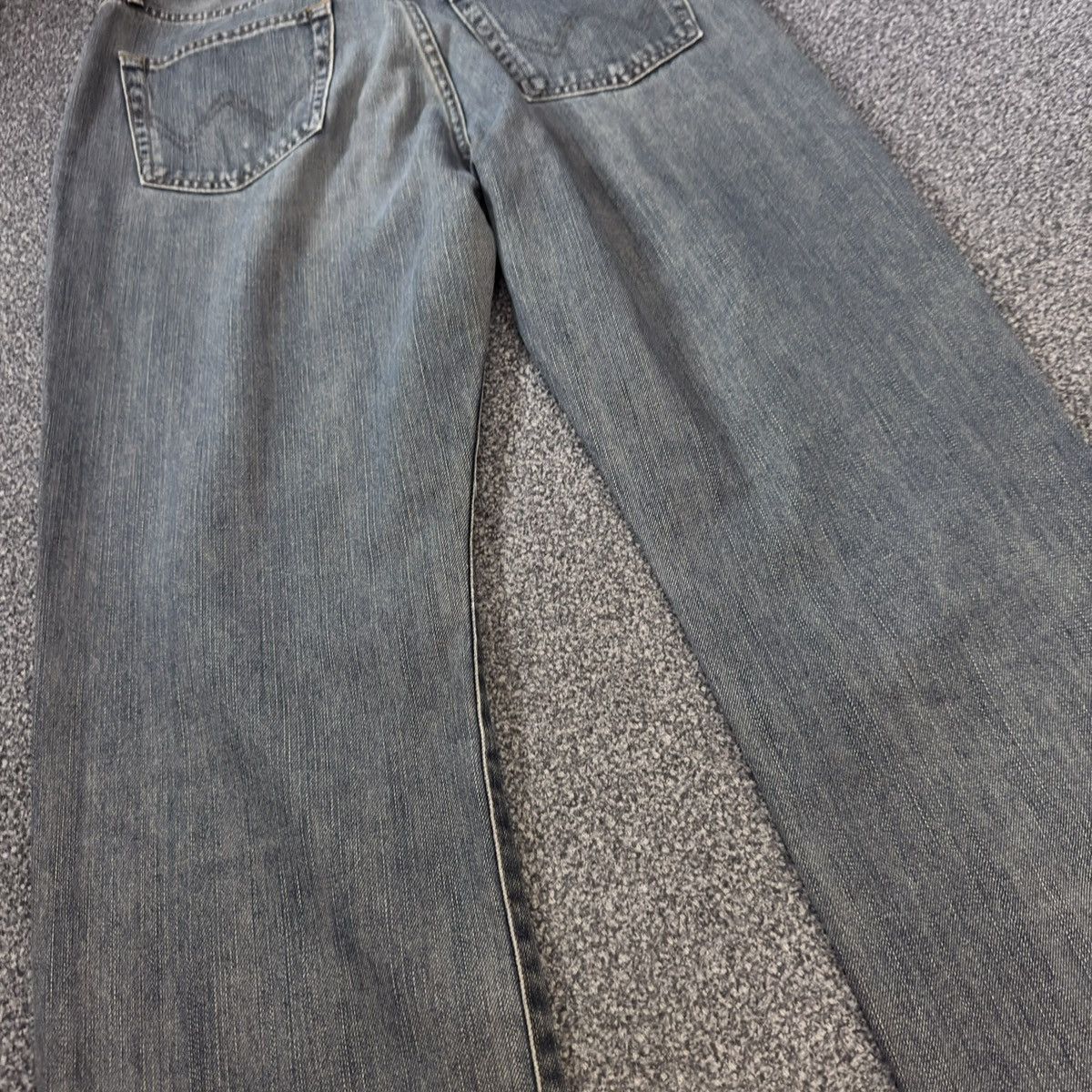 Seditionaries 🇯🇵 Vintage 90s Japanese Baggy Edwin 404 Rusty Washed Denim Size US 33 - 7 Thumbnail