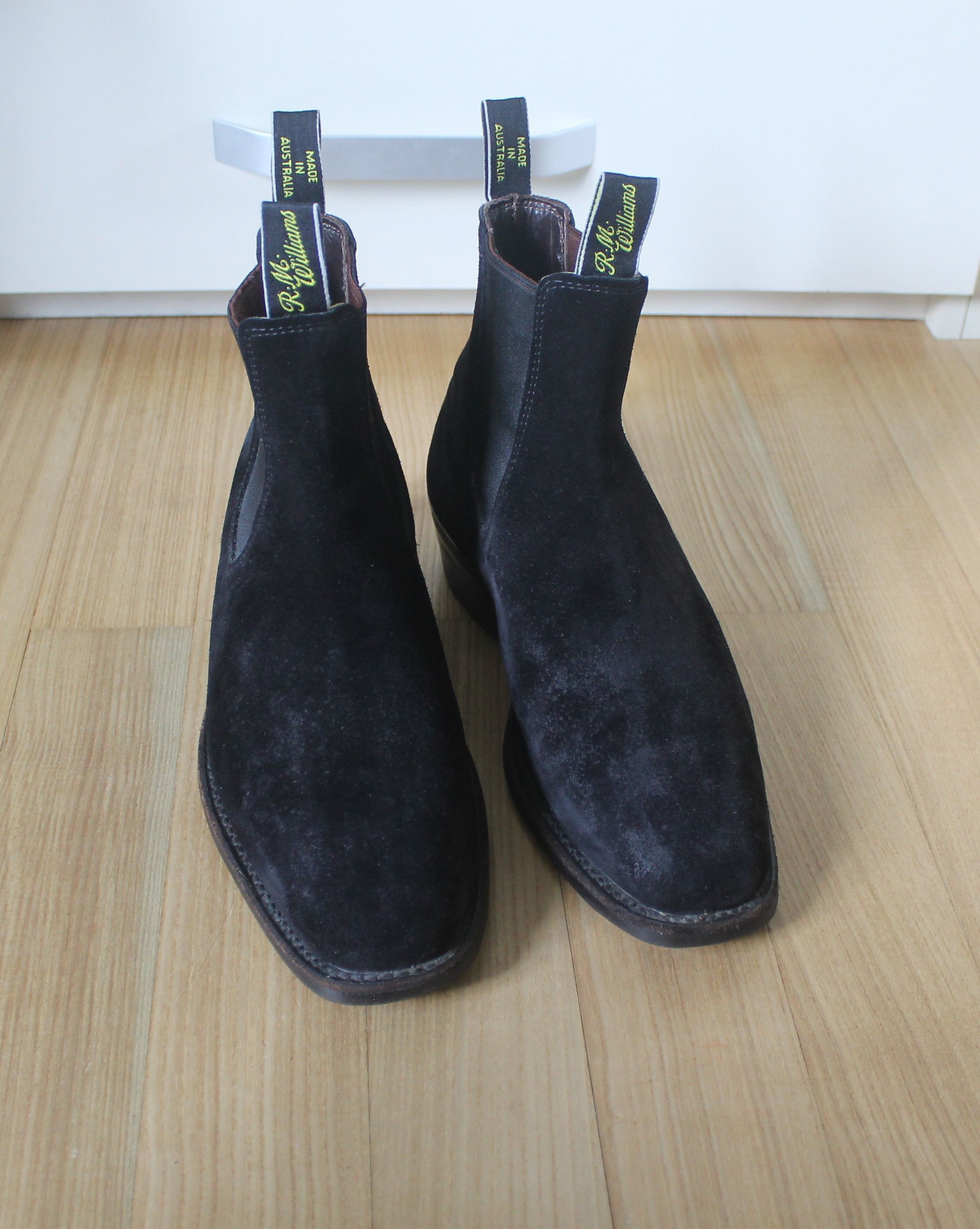R.M. Williams R.M. Williams Suede Chelsea Black Boots Size US 8.5 / EU 41-42 - 3 Thumbnail